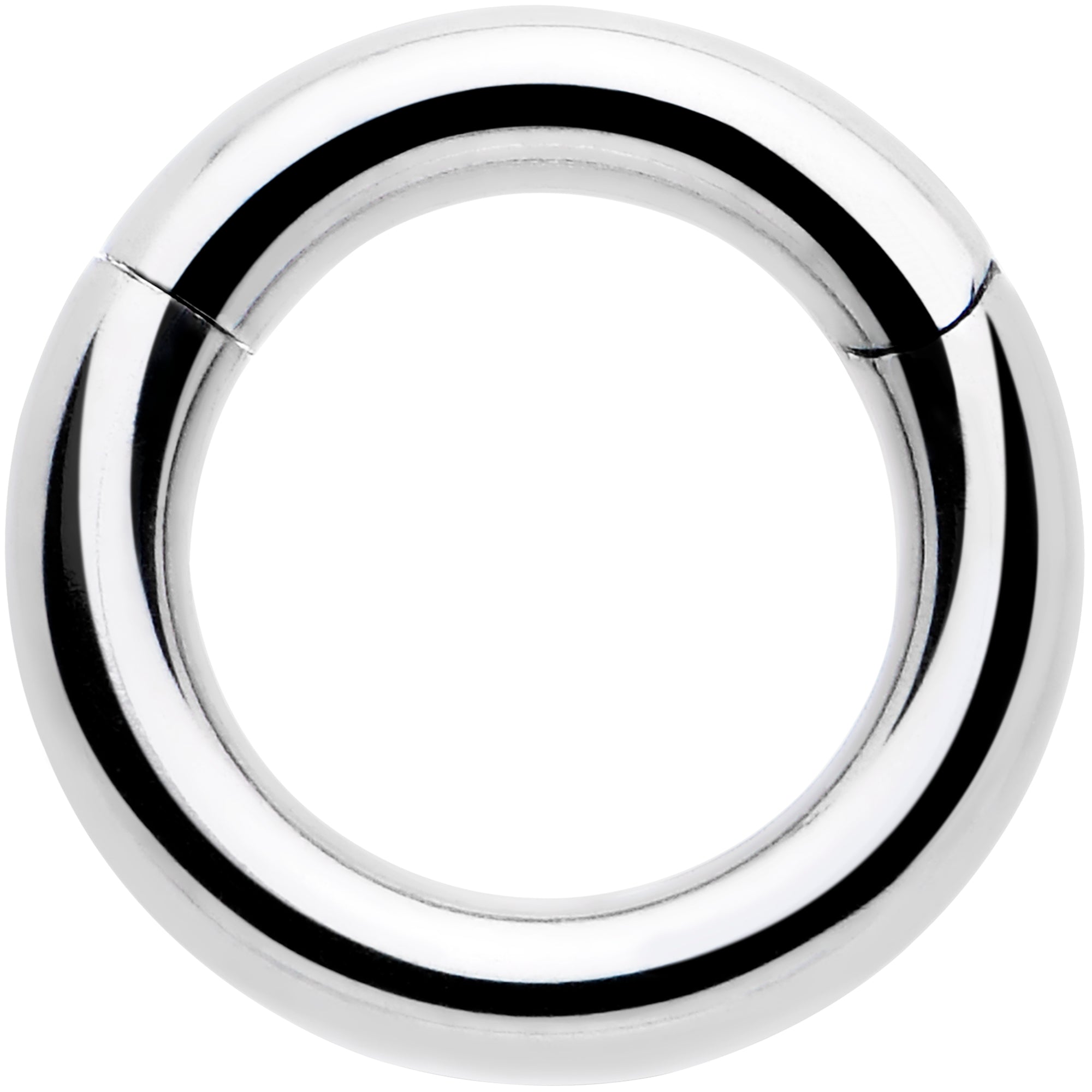 14G 1/4 316L Surgical Steel Precision Hinged Segment Hoop