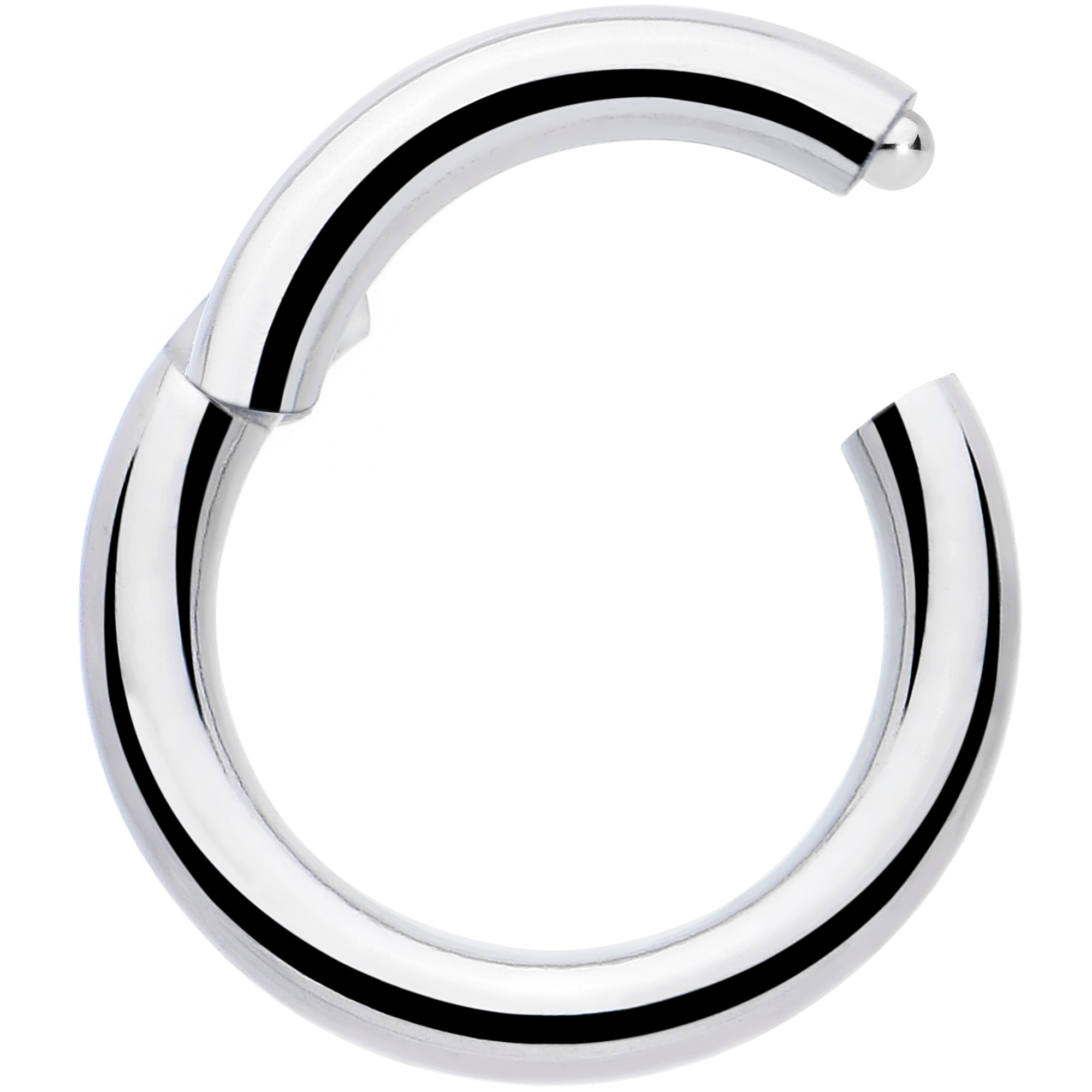 16G 1/4 316L Surgical Steel Precision Hinged Segment Hoop