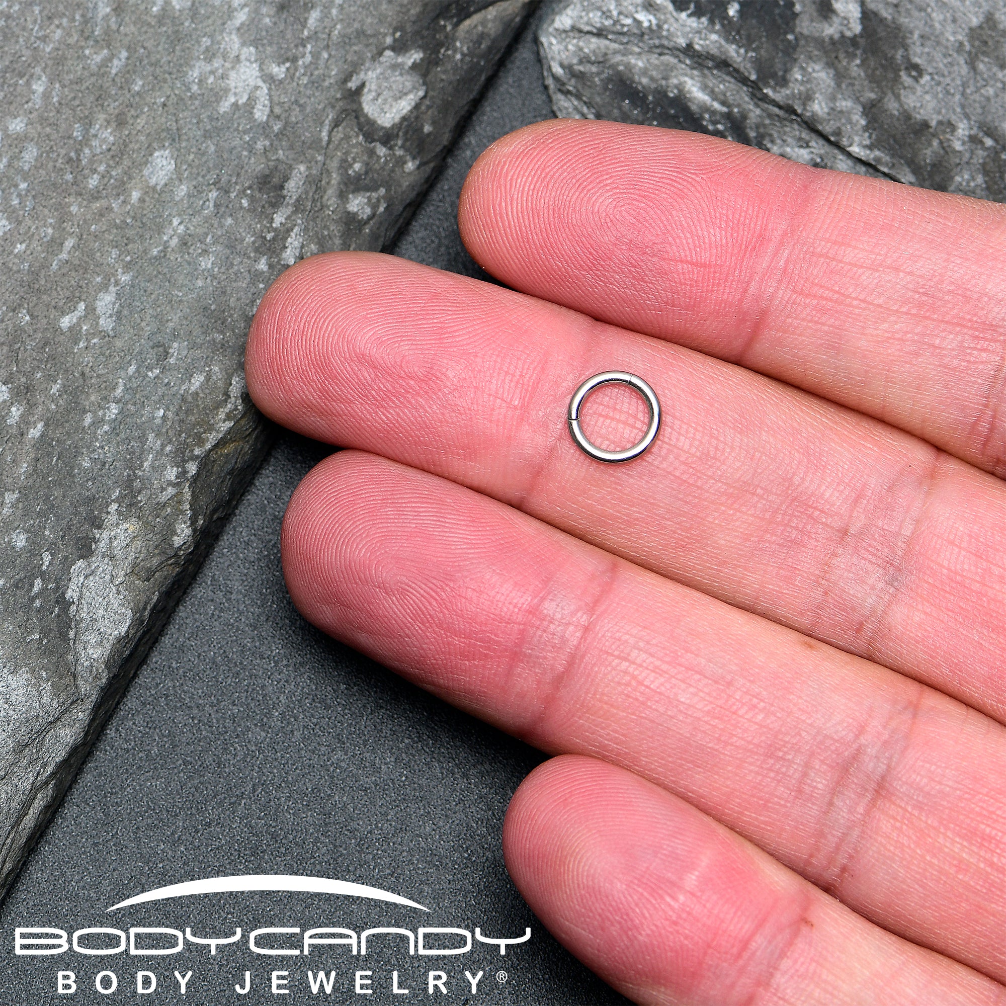 16G 1/4 316L Surgical Steel Precision Hinged Segment Hoop