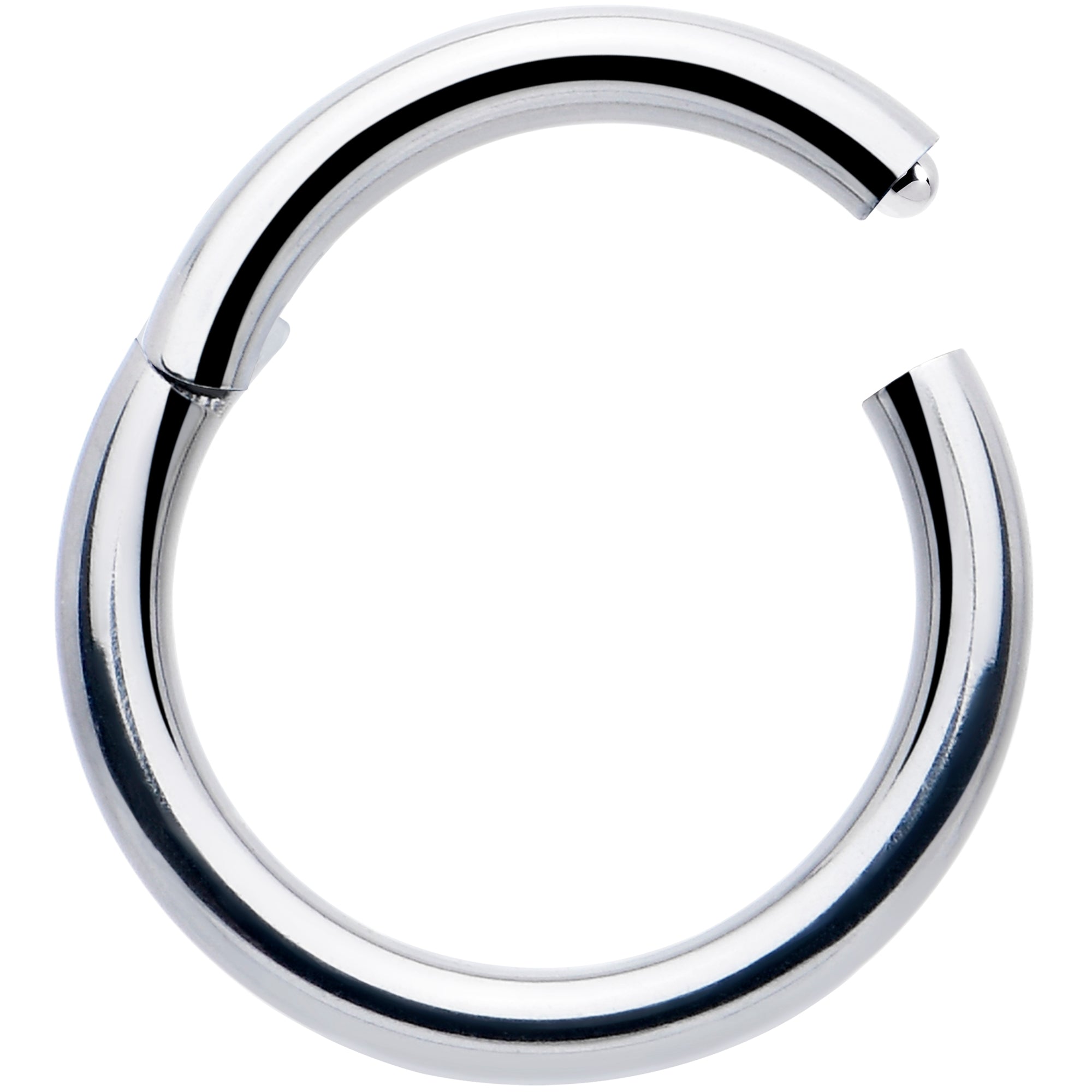 16G 7mm 316L Surgical Steel Precision Hinged Segment Hoop