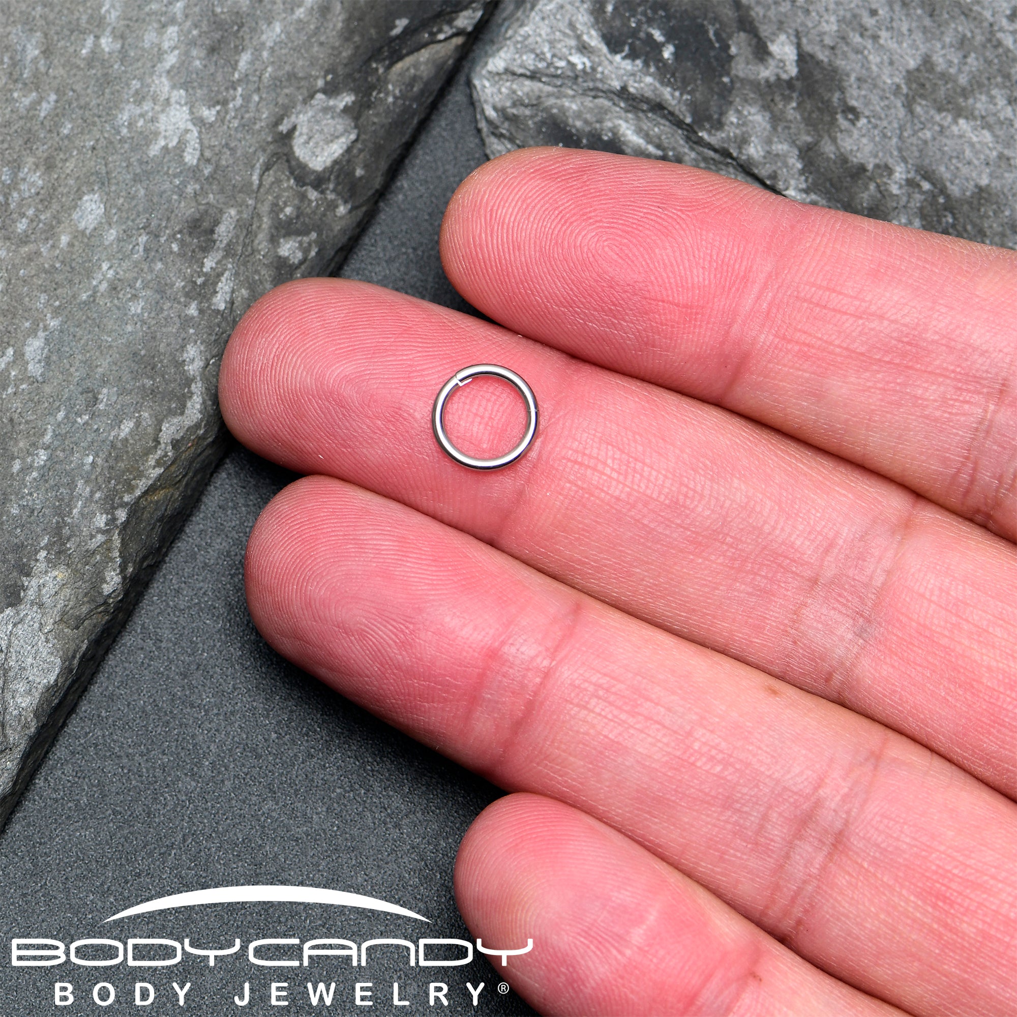 16G 7mm 316L Surgical Steel Precision Hinged Segment Hoop