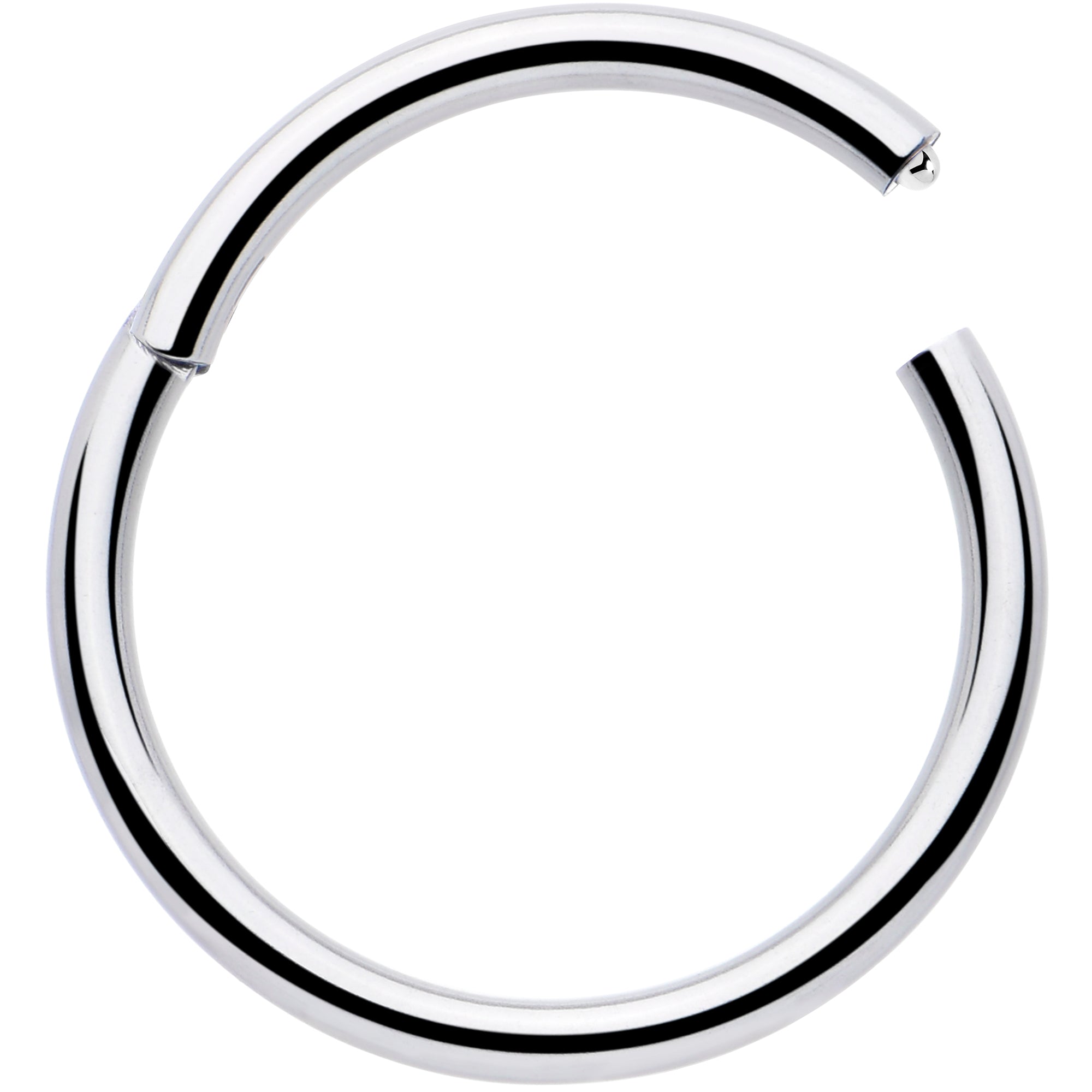 16G 7/16 316L Surgical Steel Precision Hinged Segment Hoop