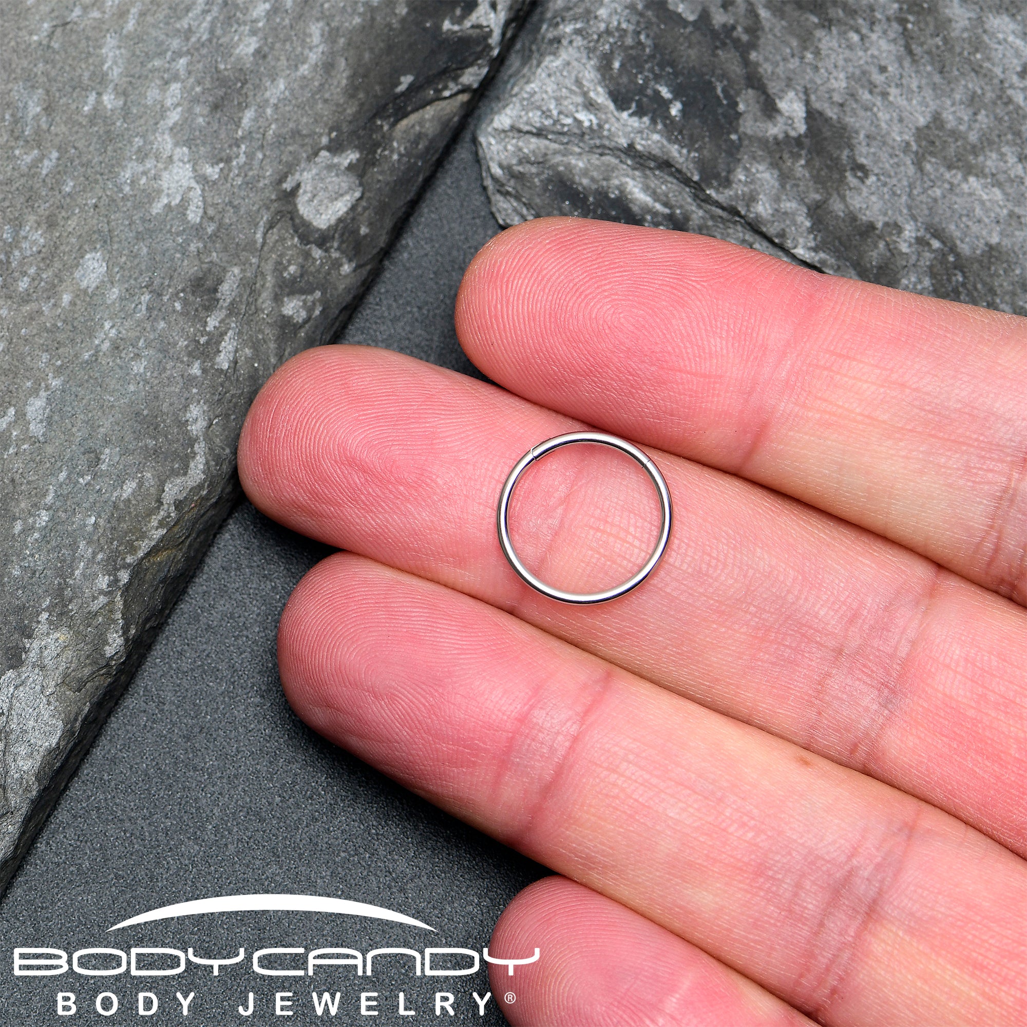 16G 13mm 316L Surgical Steel Precision Hinged Segment Hoop