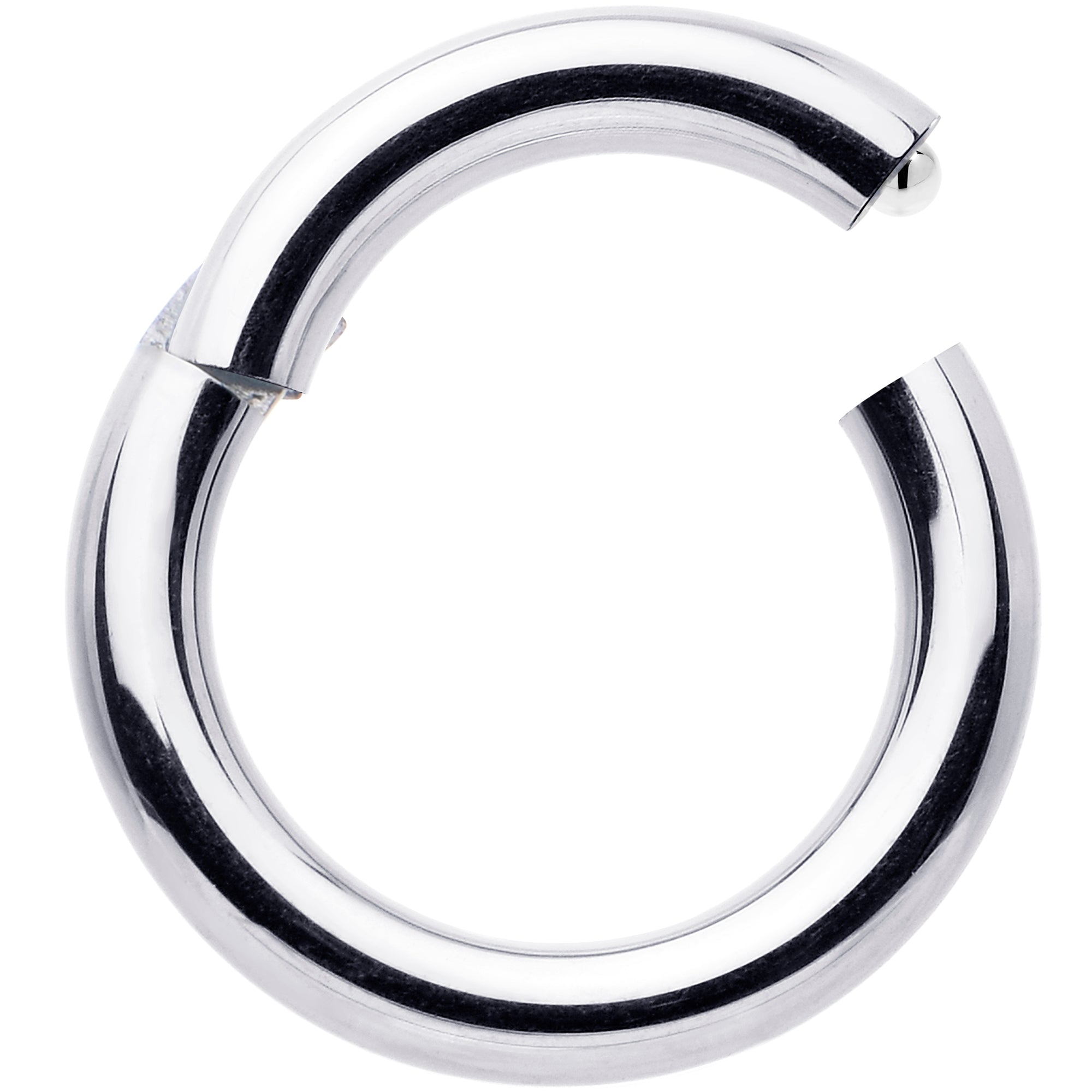 14G 7mm 316L Surgical Steel Precision Hinged Segment Hoop