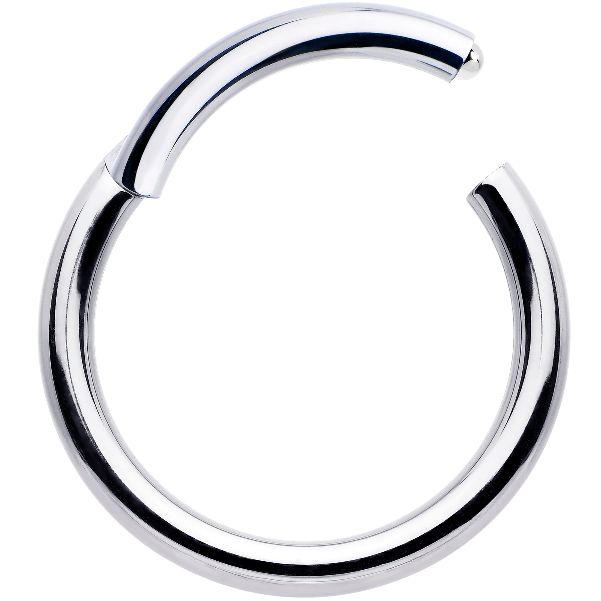 12G 9/16 316L Surgical Steel Precision Hinged Segment Hoop