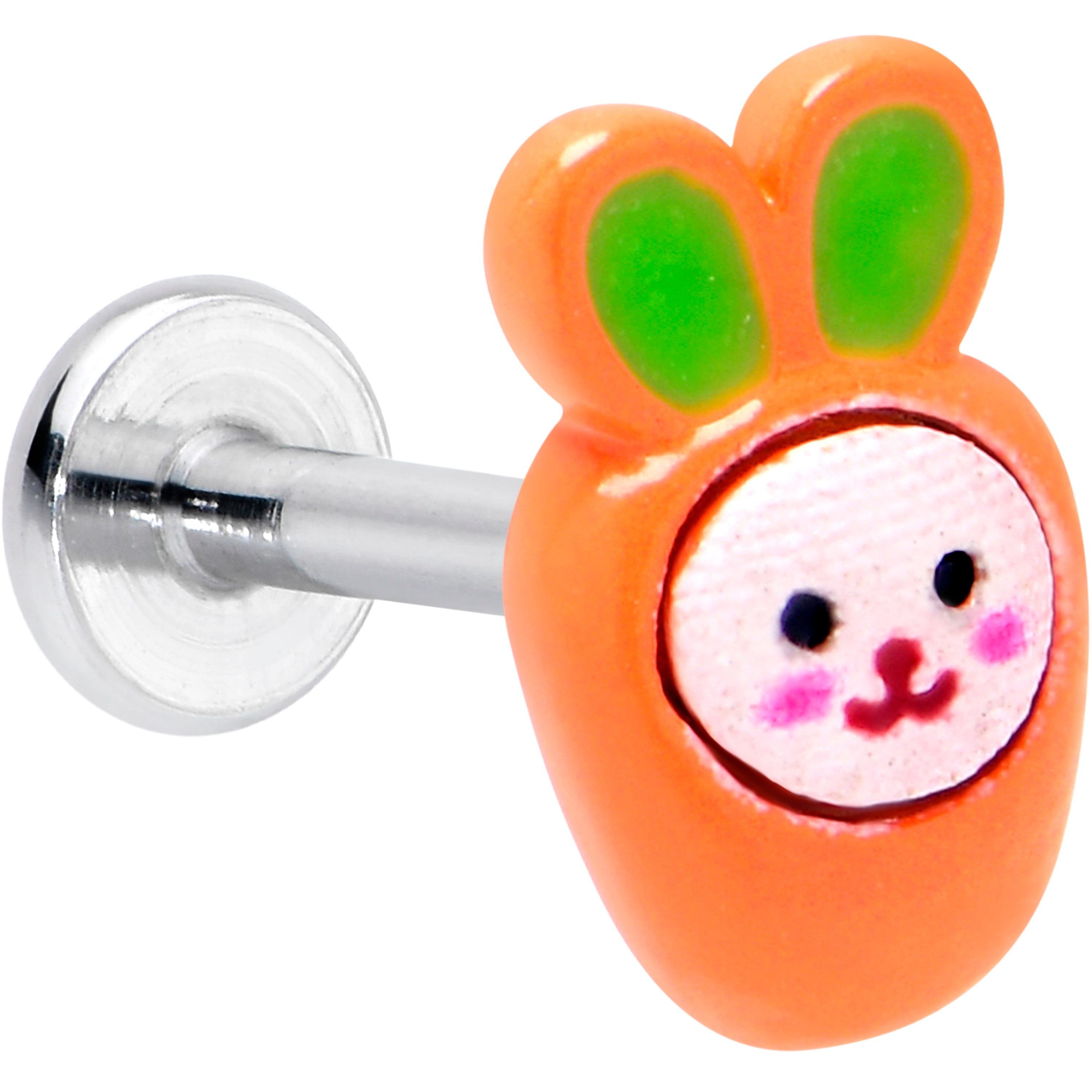 16G 5/16 Surprise Carrot Easter Bunny Labret Monroe Tragus