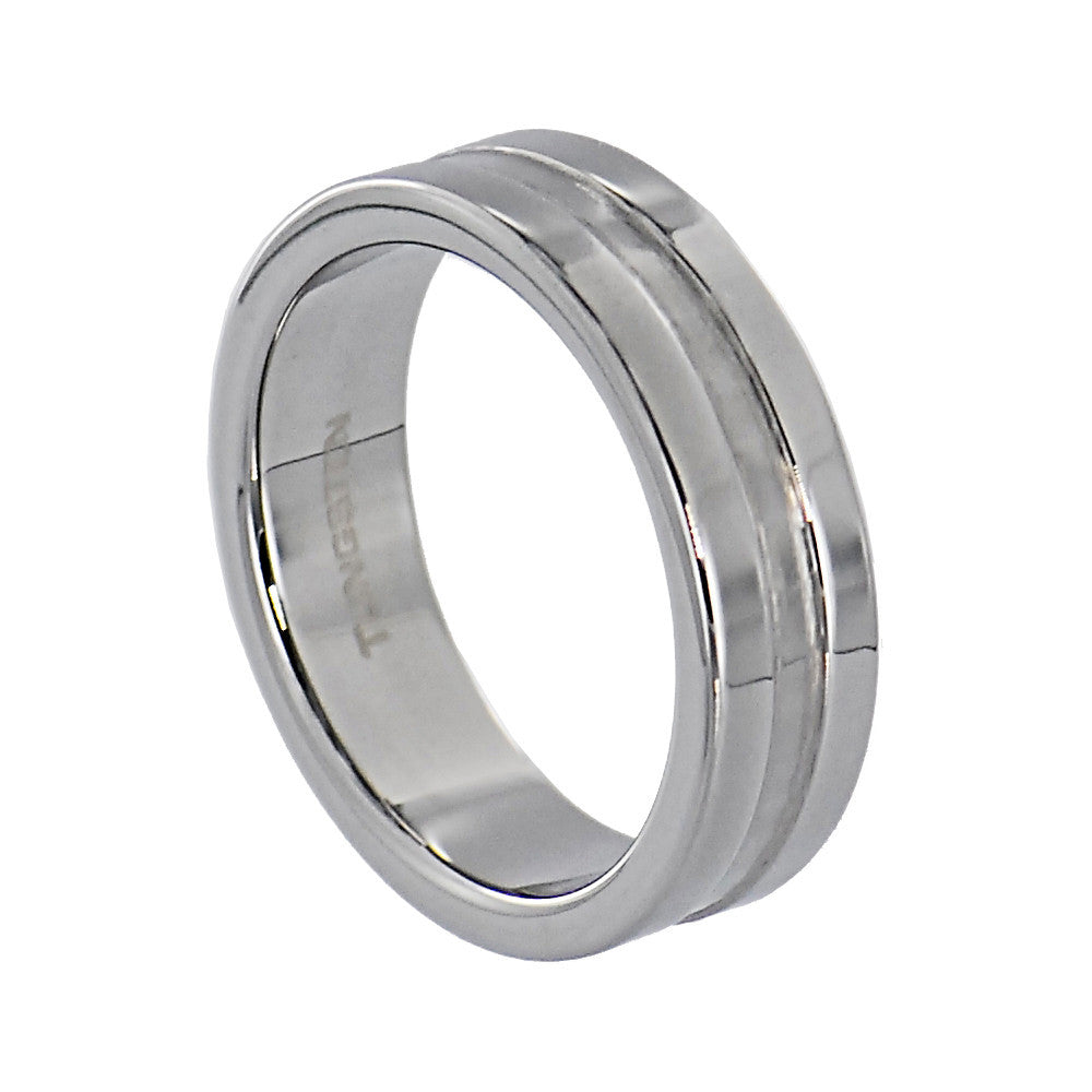 Genuine TUNGSTEN Design No. 6 Band Ring