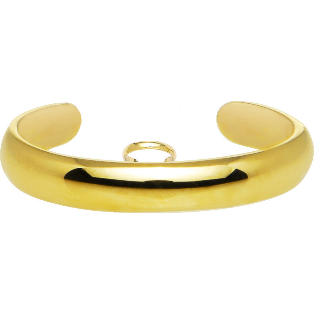 Solid 14kt Yellow Gold Band Toe Ring