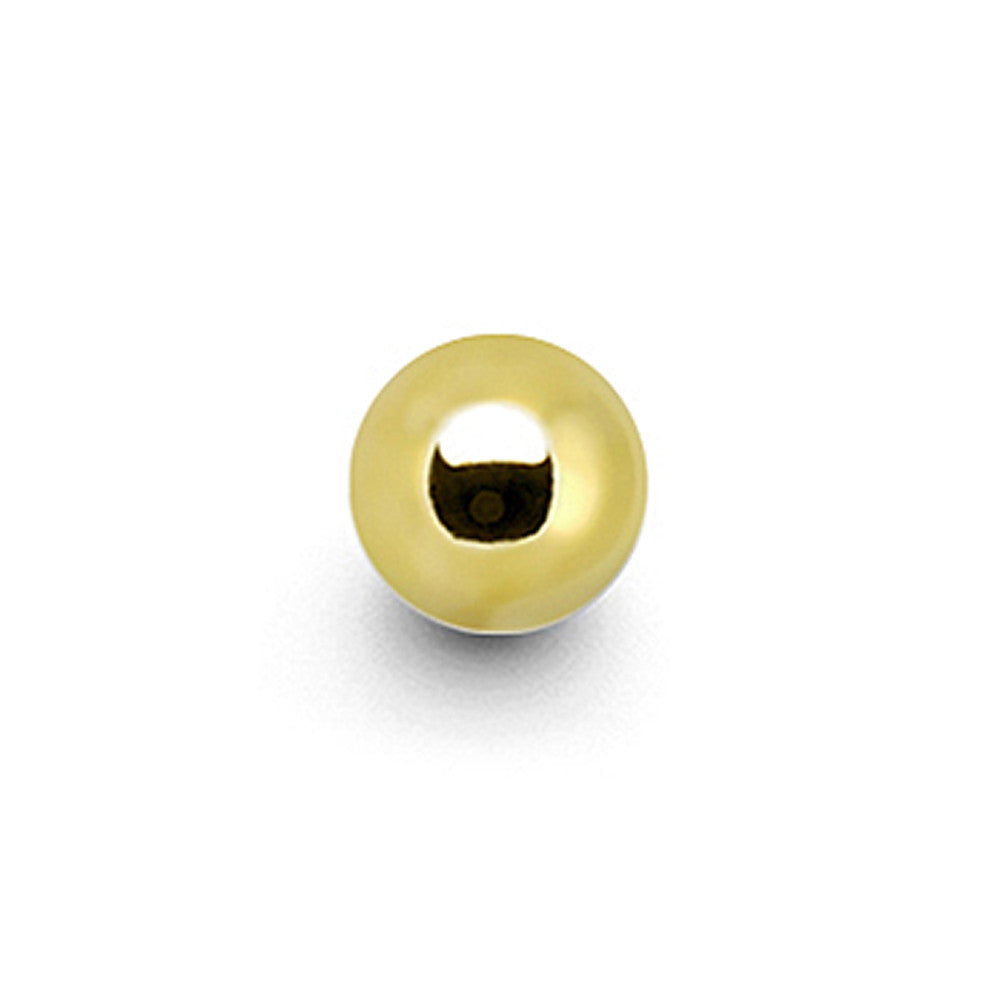 Solid 14K Yellow Gold Replacement Ball 3mm - 16G