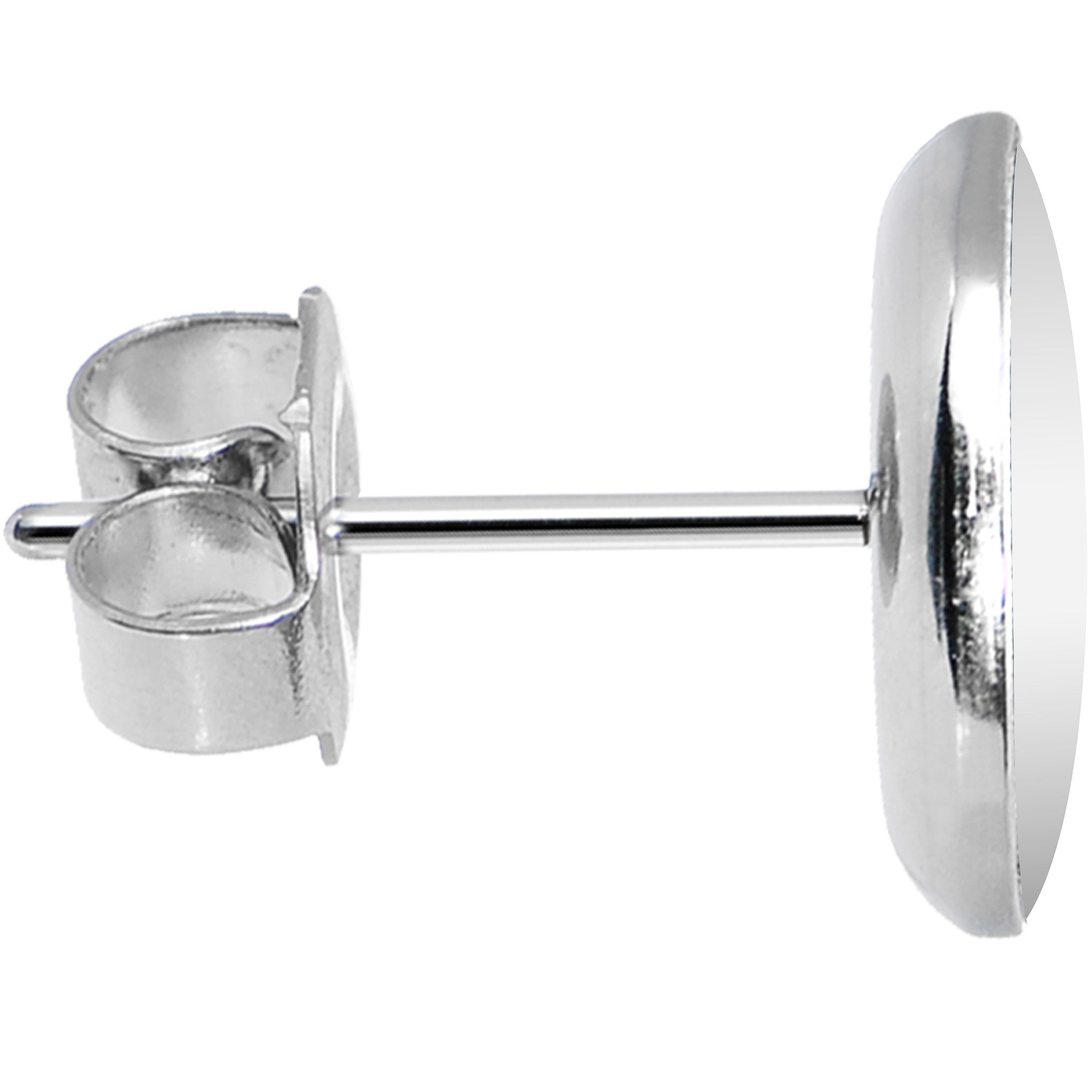 Glow in the Dark Custom Initial Personalized Logo Stainless Steel Stud Earrings stainless steel hypoallergenic