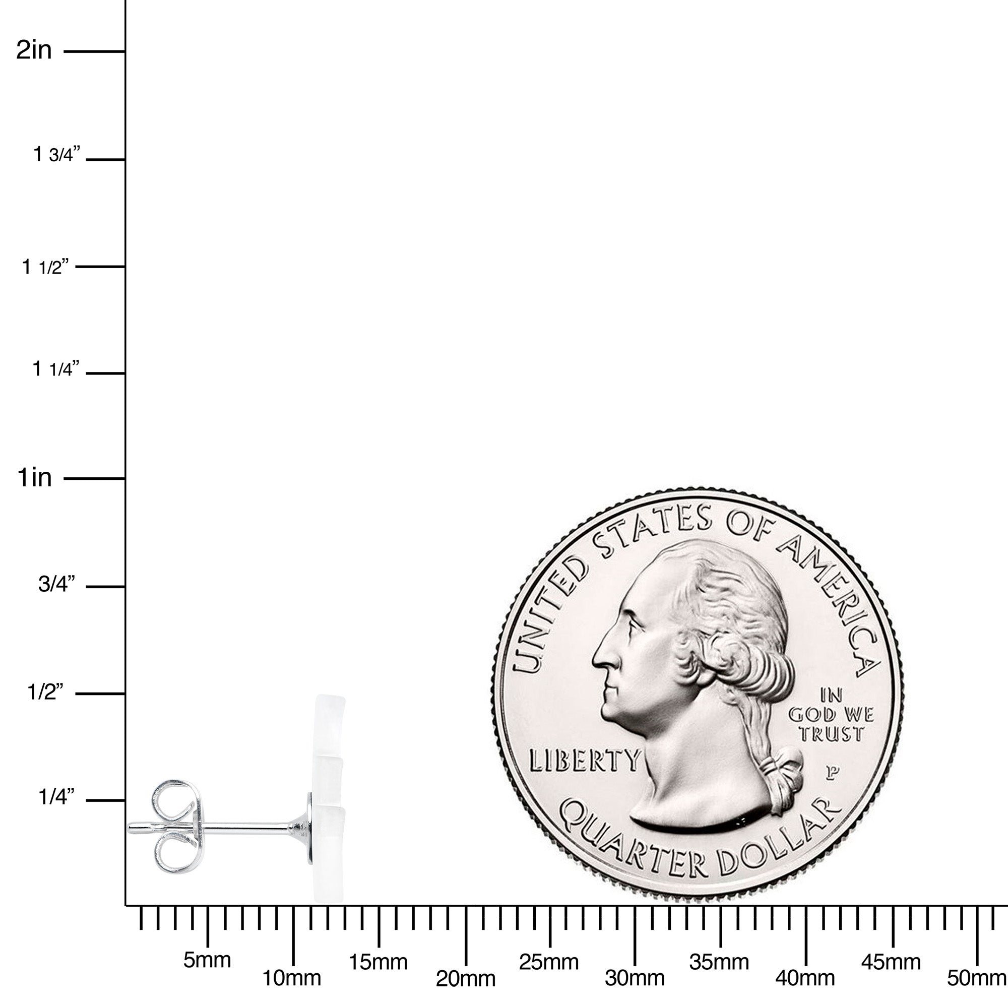 White Glow in the Dark Middle Finger Stainless Steel Stud Earrings Set perfect for sensitive ears