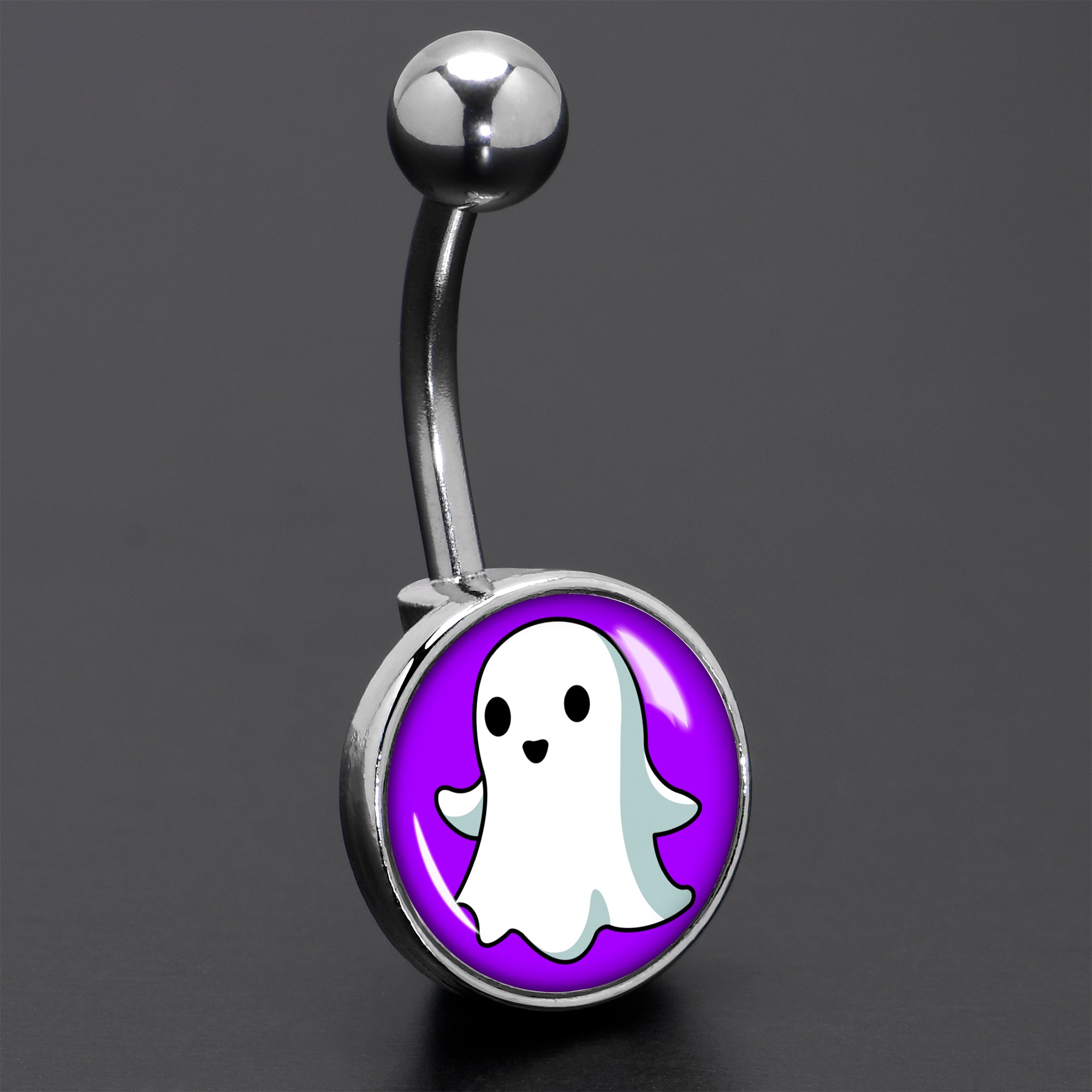 Ghost Belly Ring by Onyx O