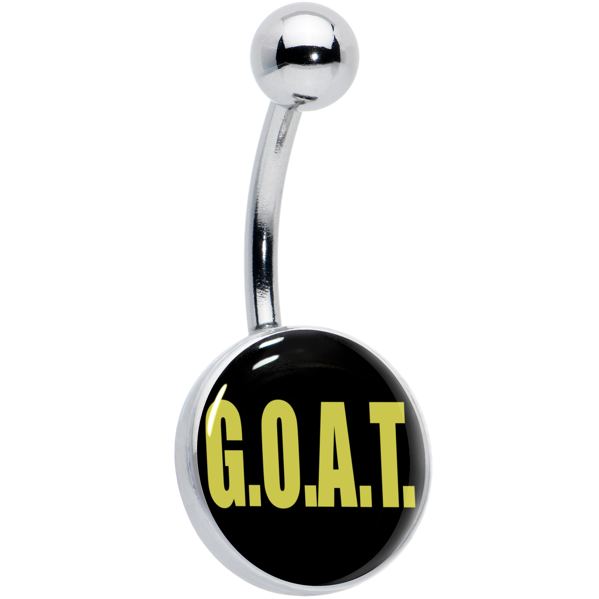 G.O.A.T. Hypoallergenic Stainless Steel Belly Ring
