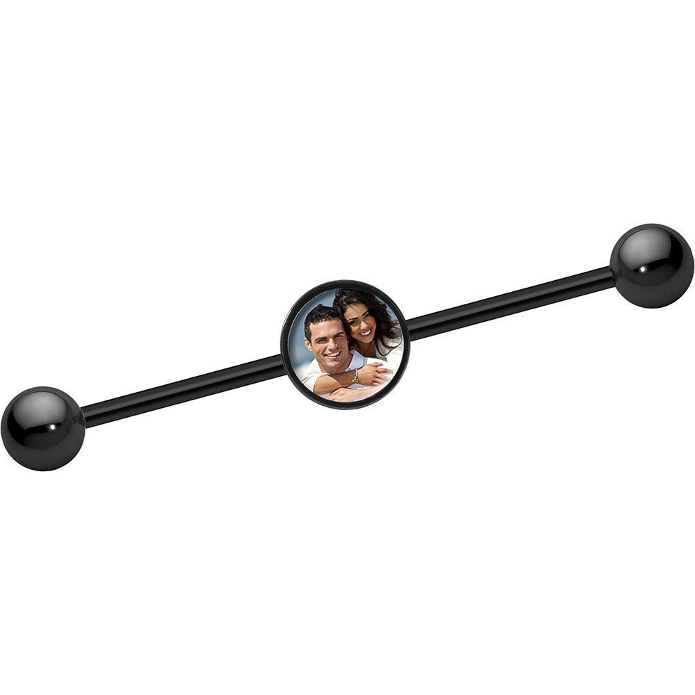 Custom Photo Industrial Barbell