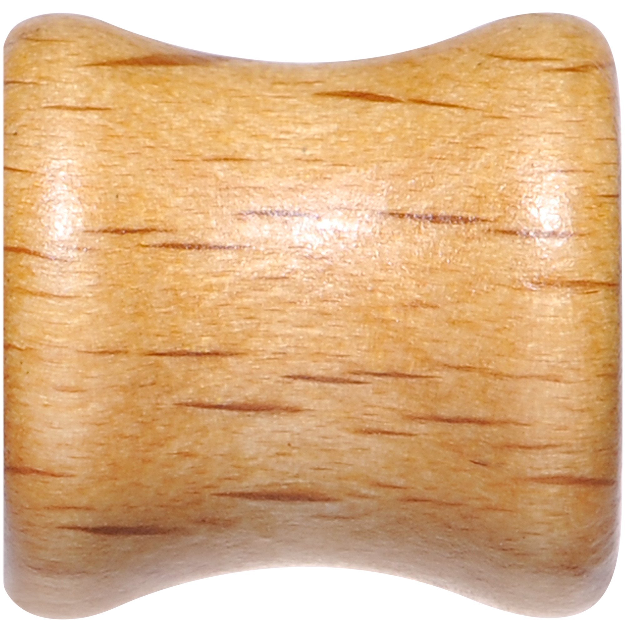 Organic Beechwood Geometric Turtle Saddle Plug Sett 0G to 25mm