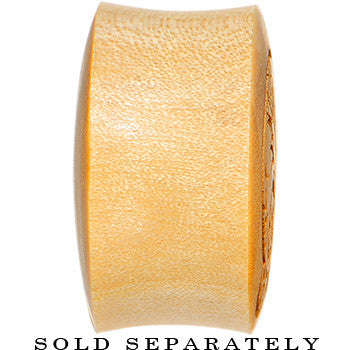 Organic Crocodile Wood Footprint Saddle Plug