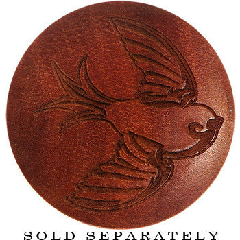 Organic Sawo Wood Sailor's Swallow Bird Saddle Plug
