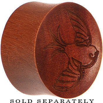 Organic Sawo Wood Sailor's Swallow Bird Saddle Plug