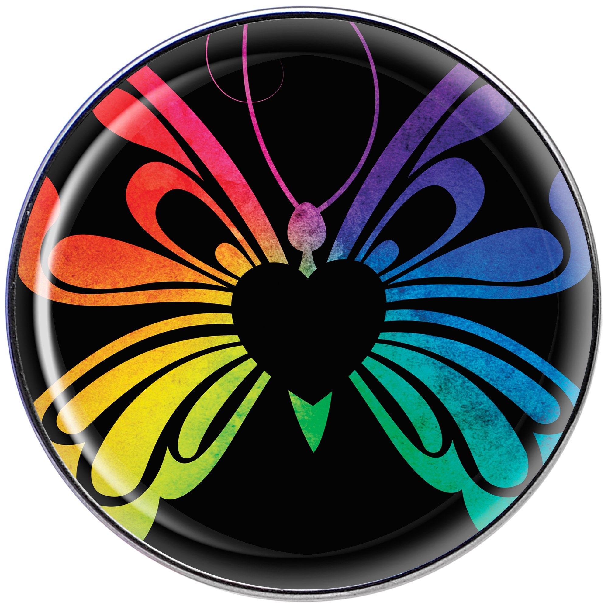 Rainbow Pride Butterfly Tragus Cartilage Earring