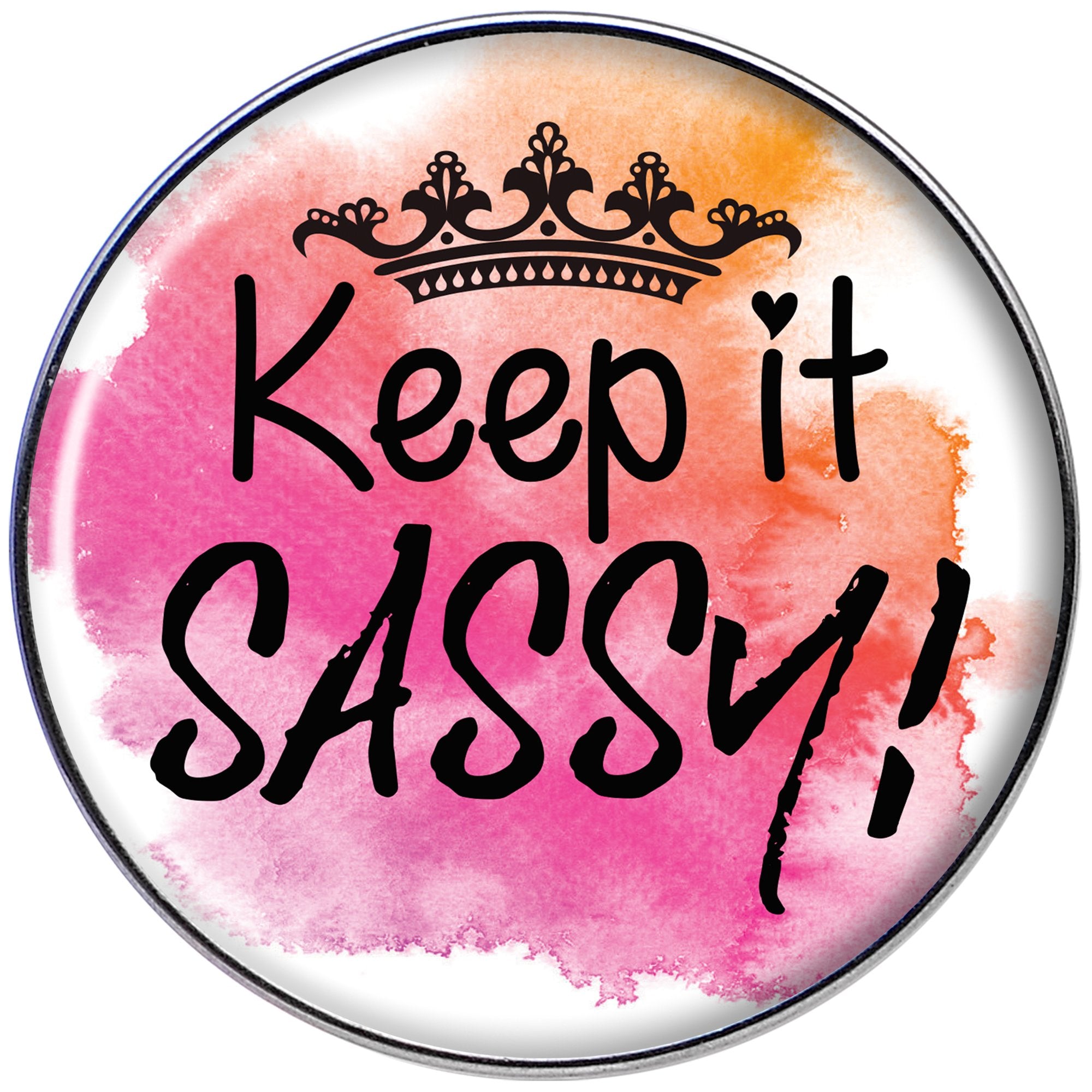 16G 1/4 Watercolor Keep it Sassy Tragus Cartilage Earring