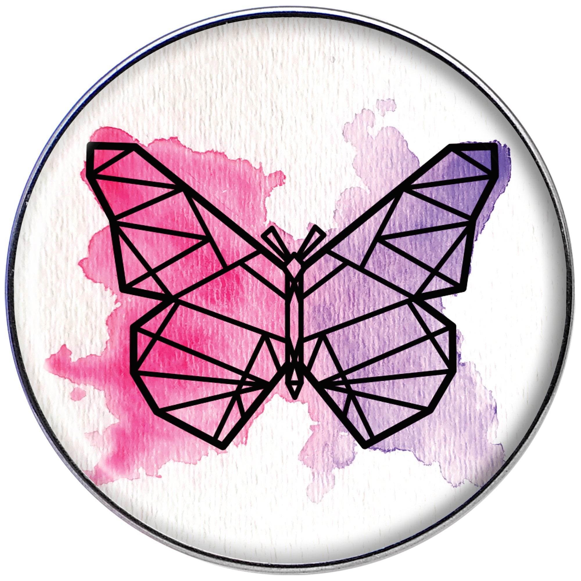 16G 1/4 Watercolor Geometric Butterfly Tragus Cartilage Earring