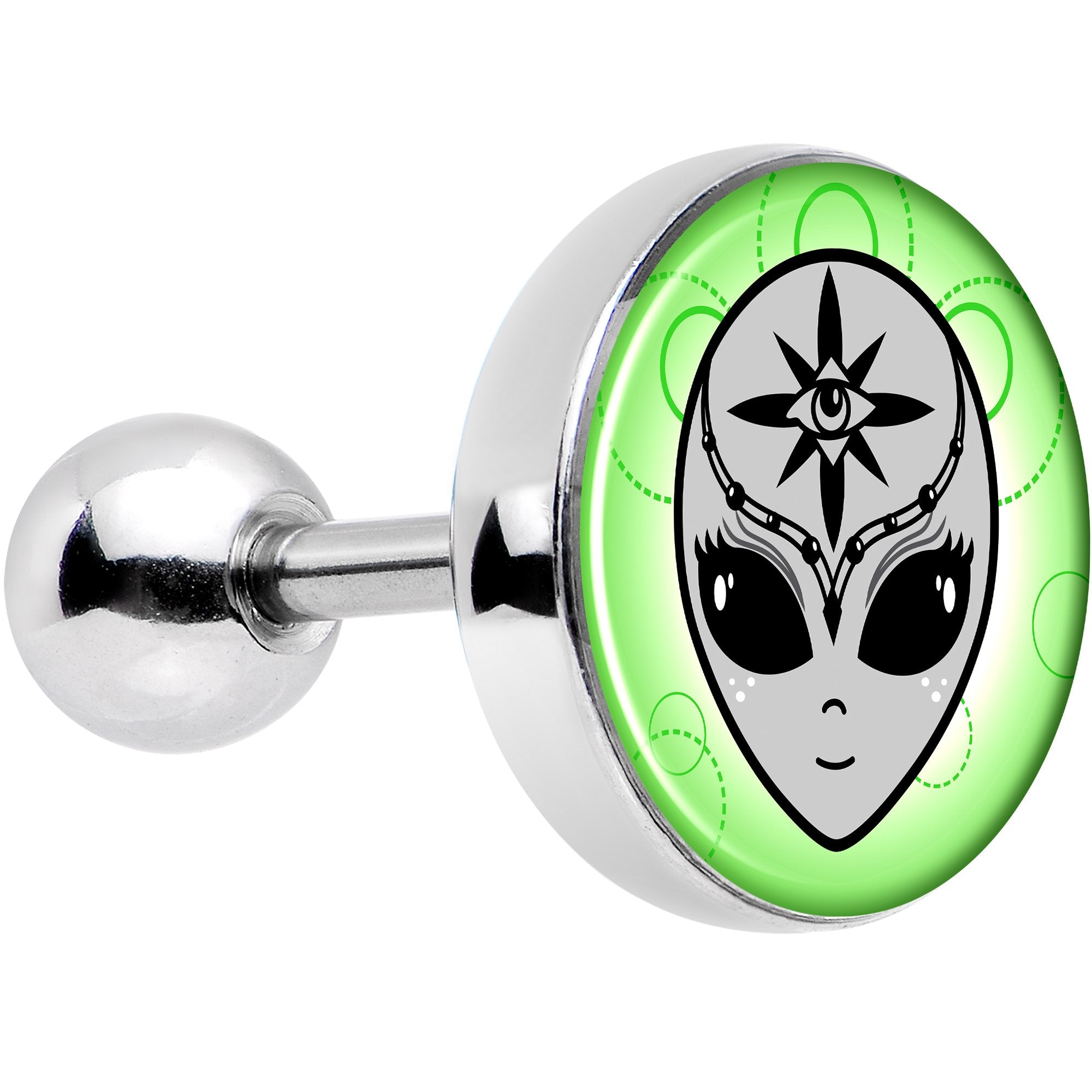 Third Eye Cute Alien Tragus Cartilage Earring