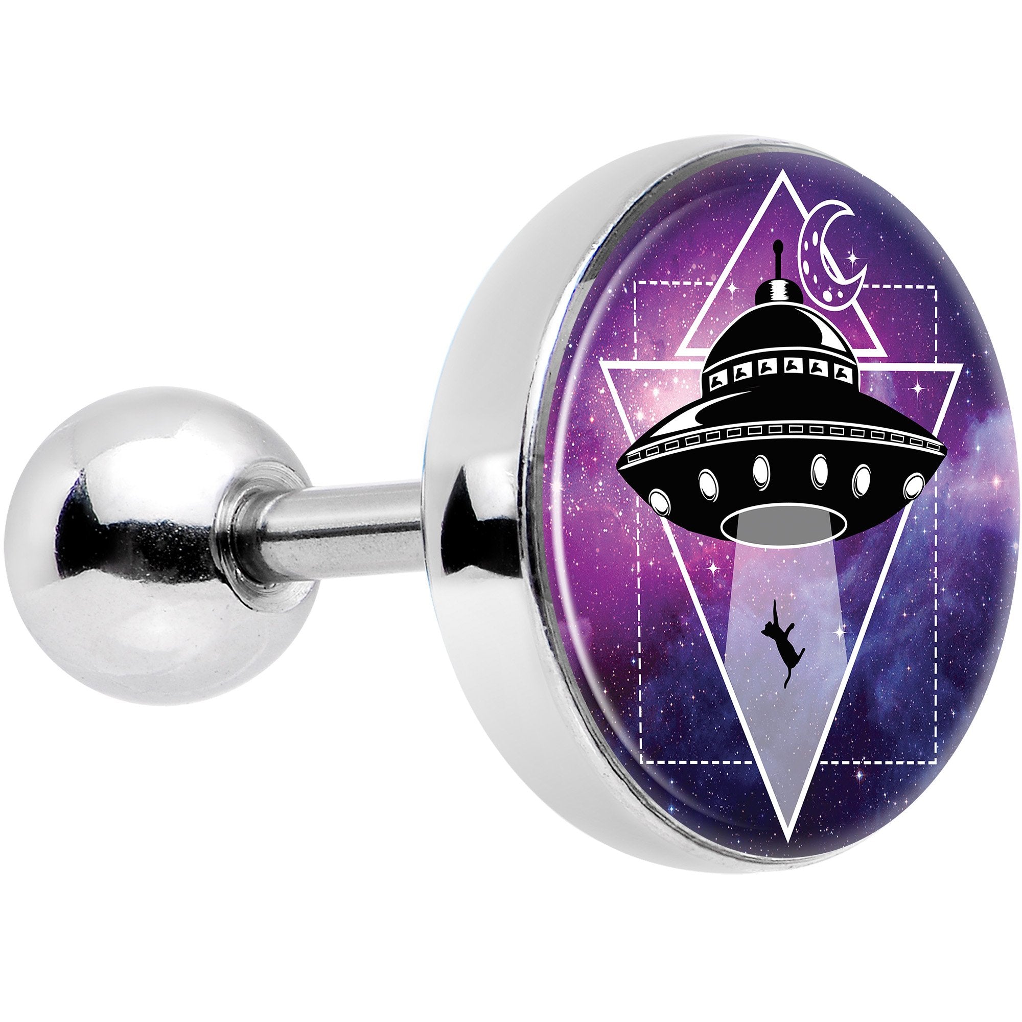 UFO Cat Abduction Tragus Cartilage Earring