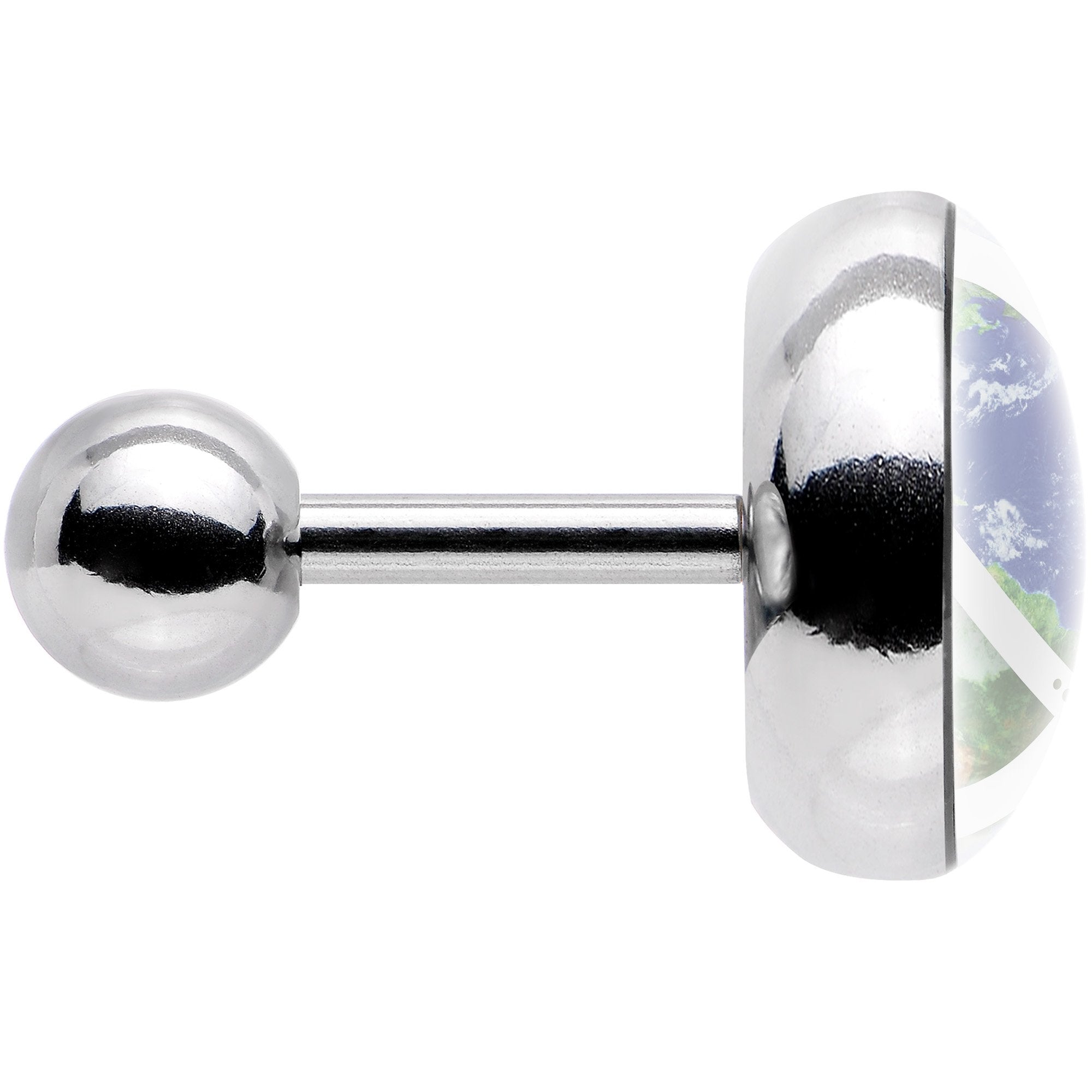 16G 1/4 Peace on Earth Tragus Cartilage Earring