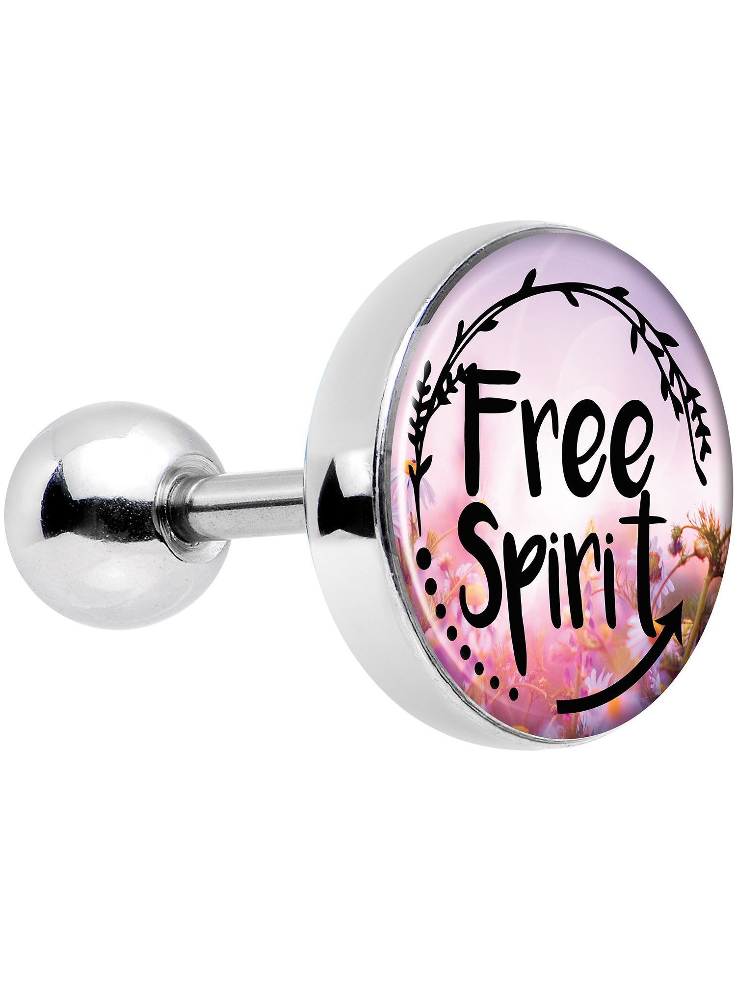 16G 1/4 Free Spirit Tragus Cartilage Earring