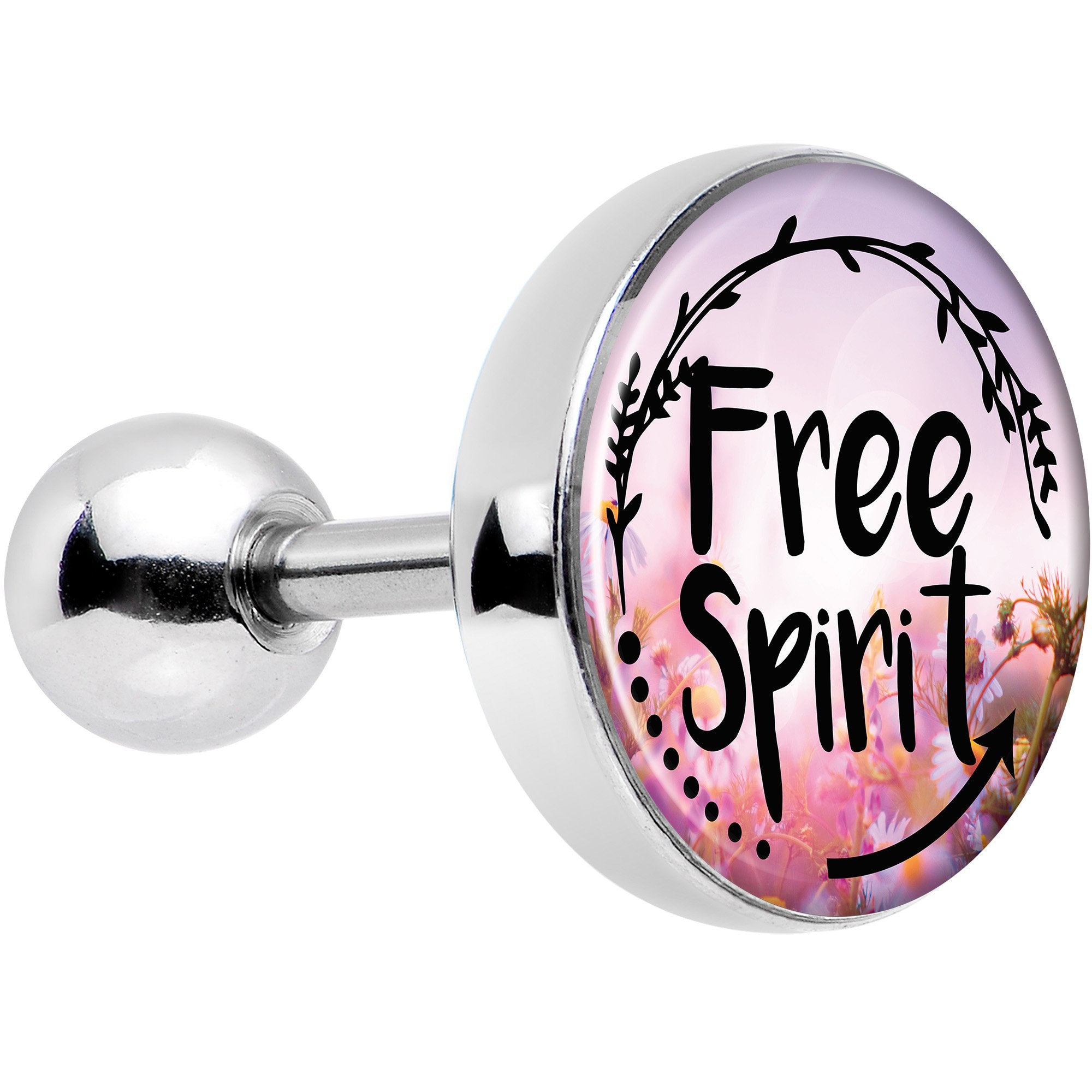 16G 1/4 Free Spirit Tragus Cartilage Earring