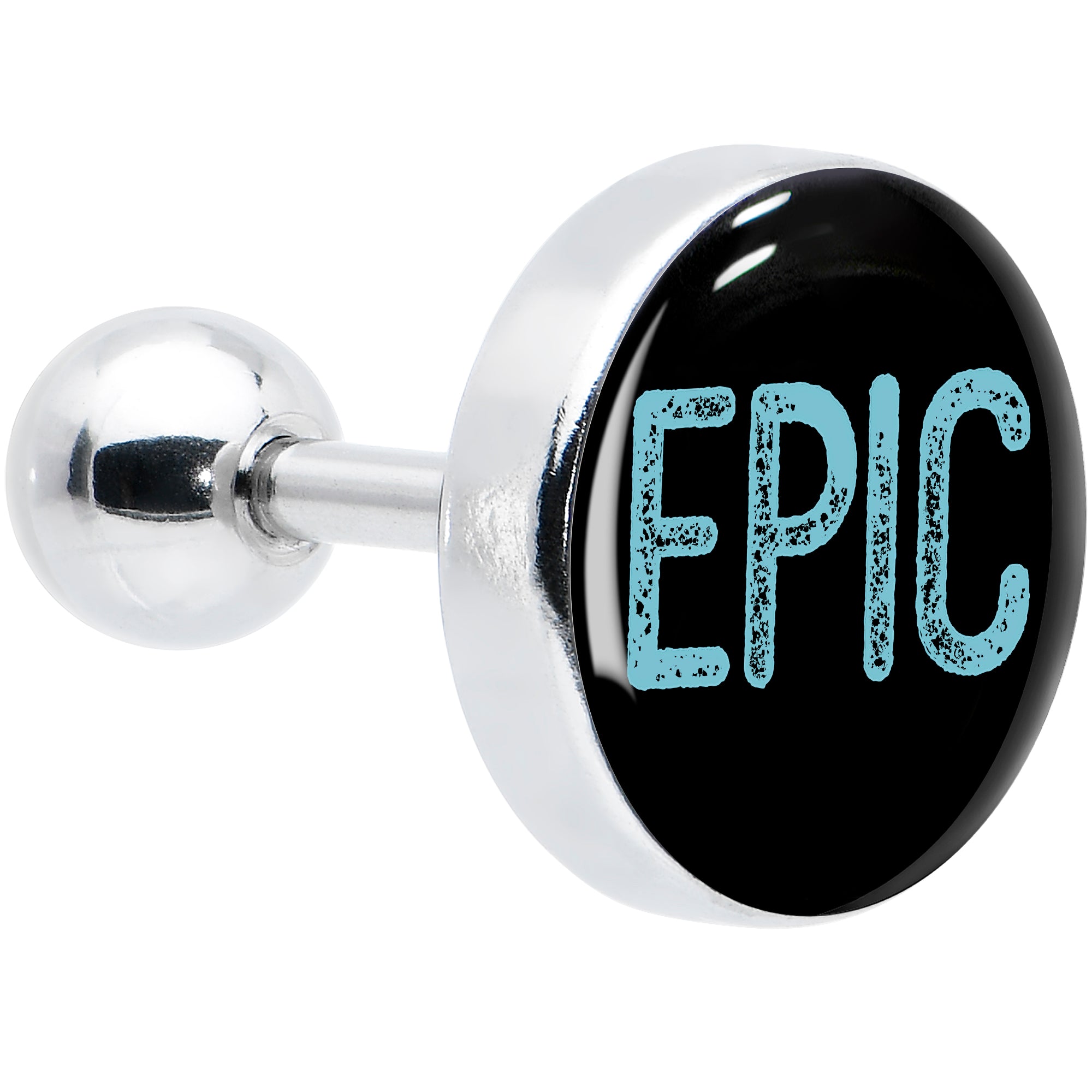 16G 1/4 Epic Blue Cartilage Tragus Earring