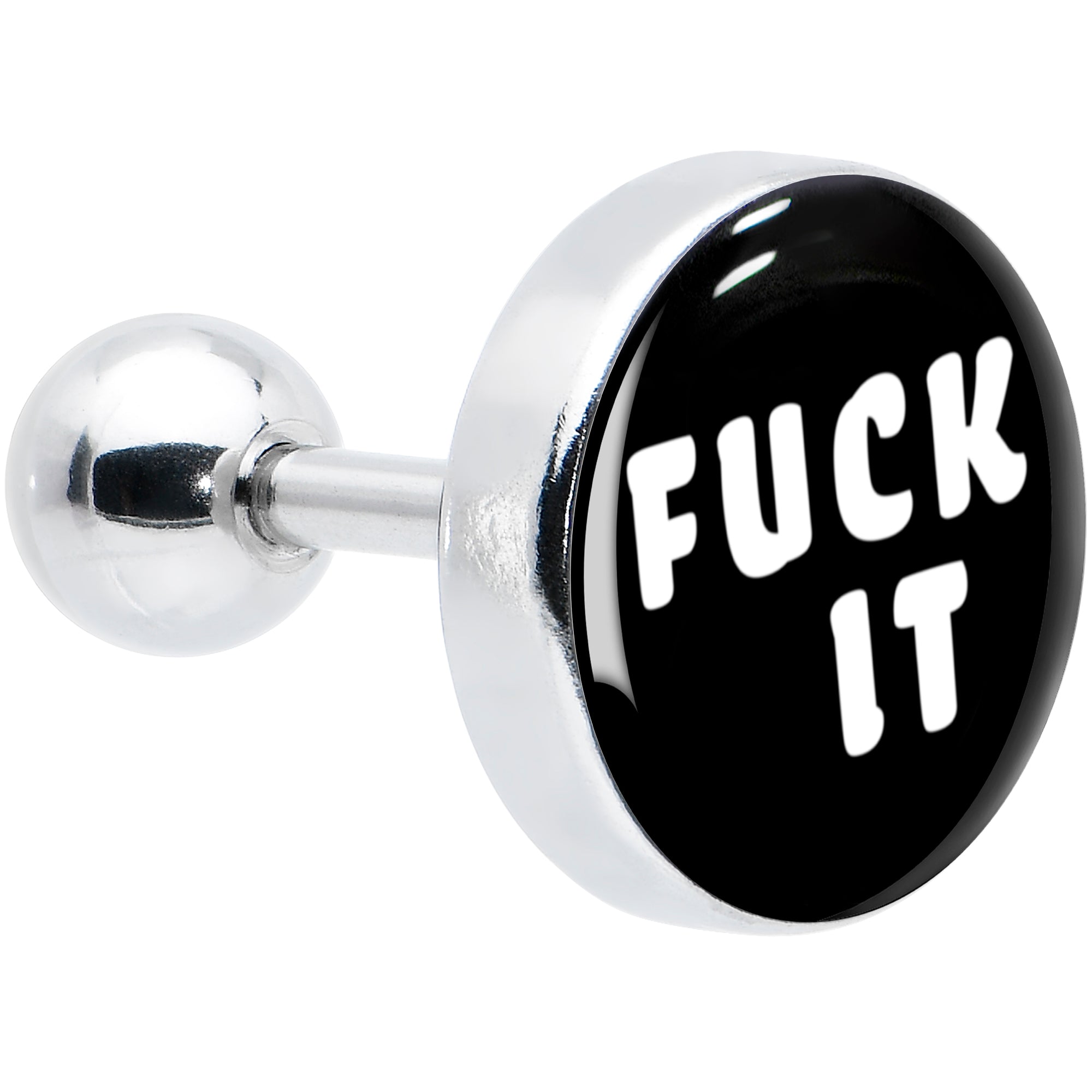 16G 1/4 F*ck It Cartilage Tragus Earring