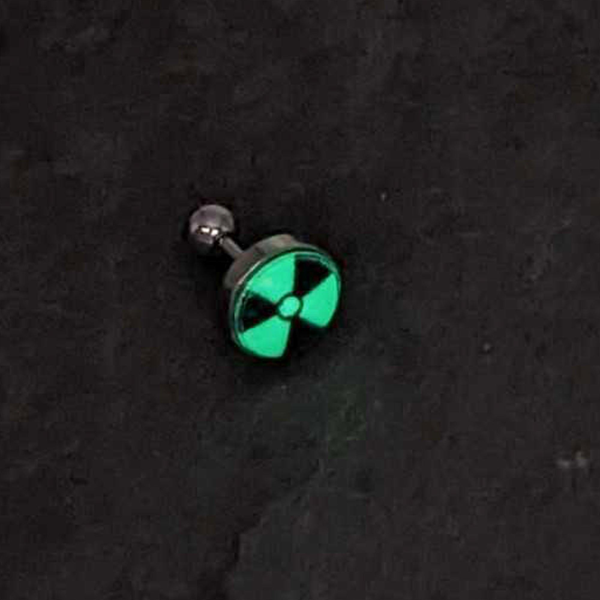 16G Glow in the Dark Radioactive Tragus Cartilage Earring by Onyx O