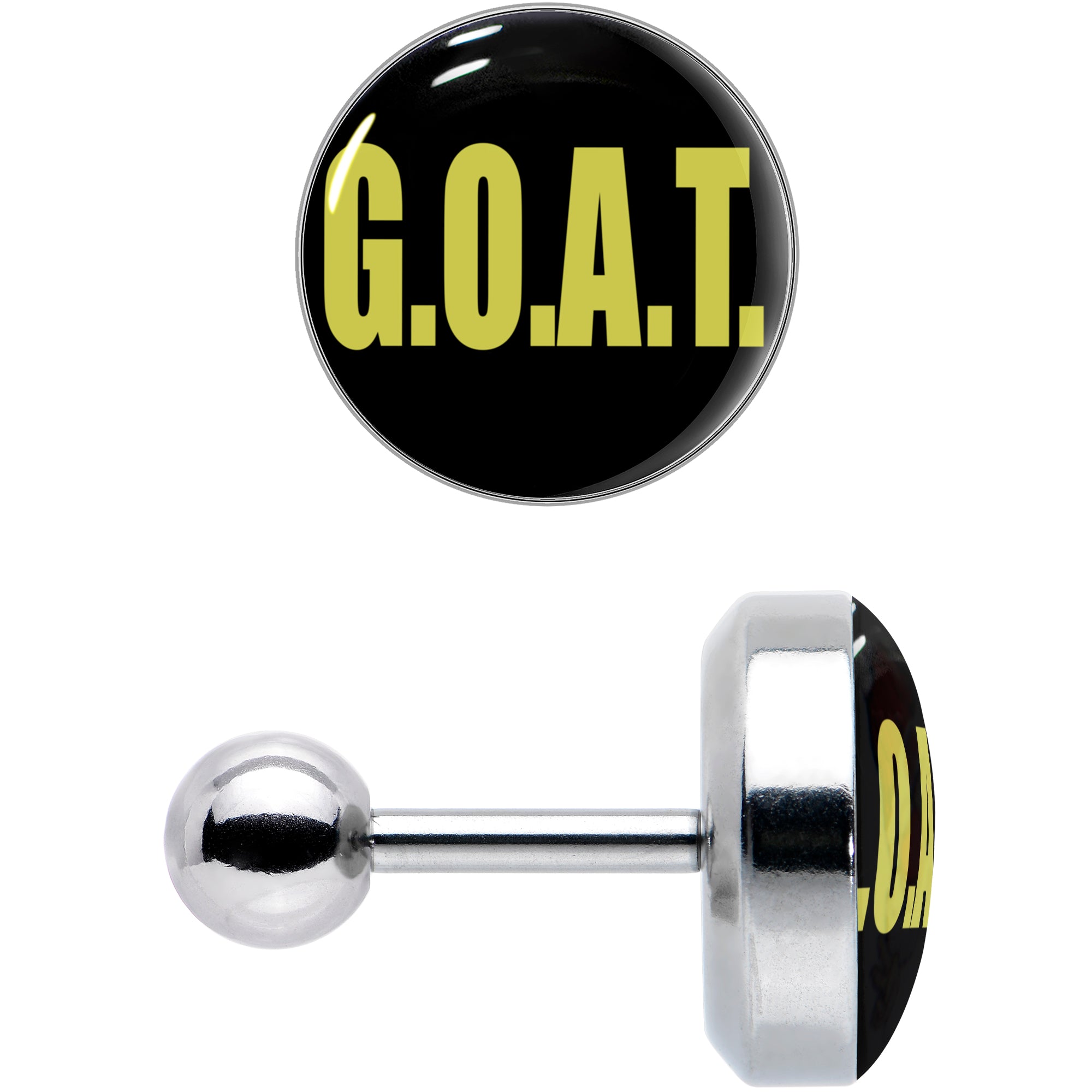 16G 1/4 G.O.A.T. Cartilage Tragus Earring by Onyx O