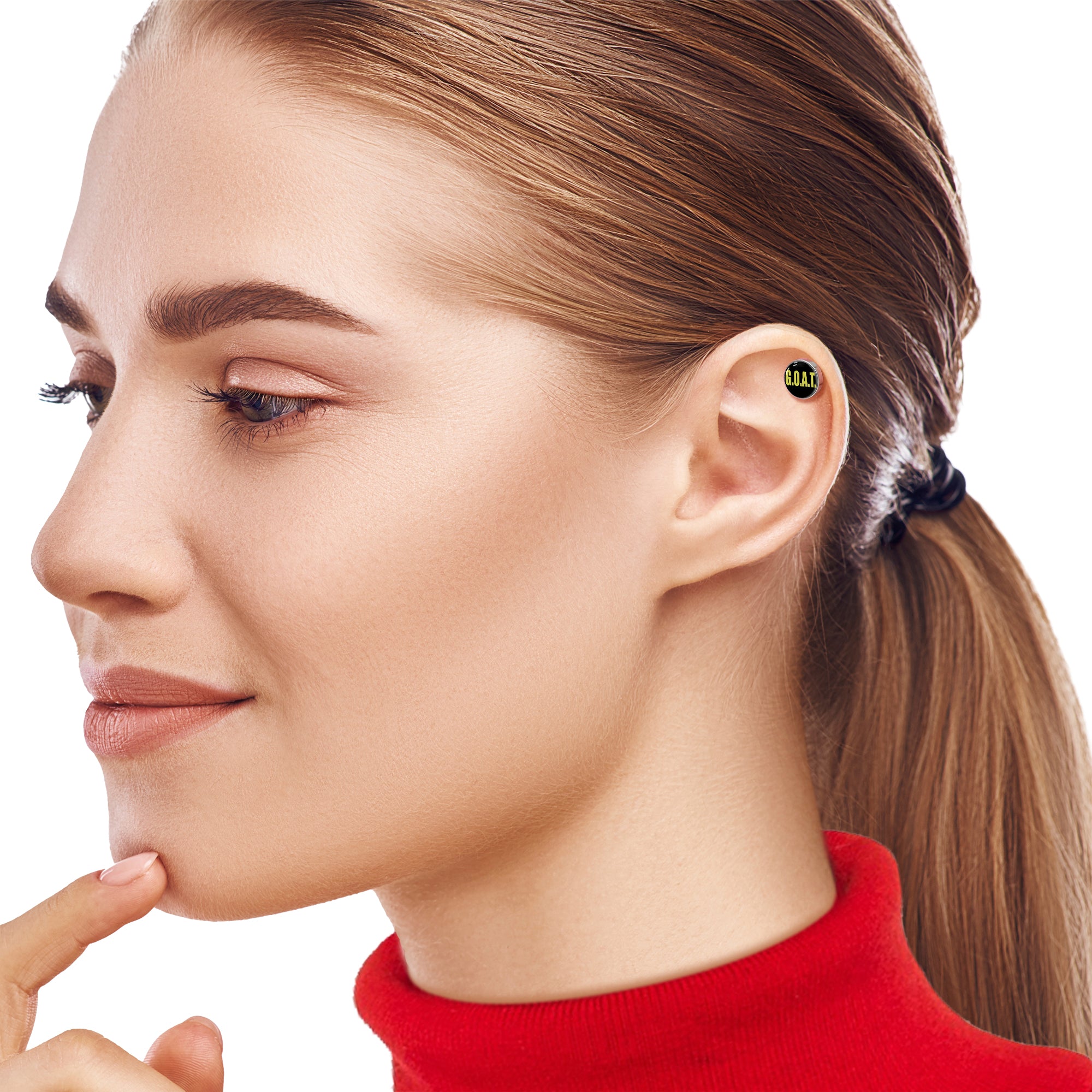 16G 1/4 G.O.A.T. Cartilage Tragus Earring by Onyx O