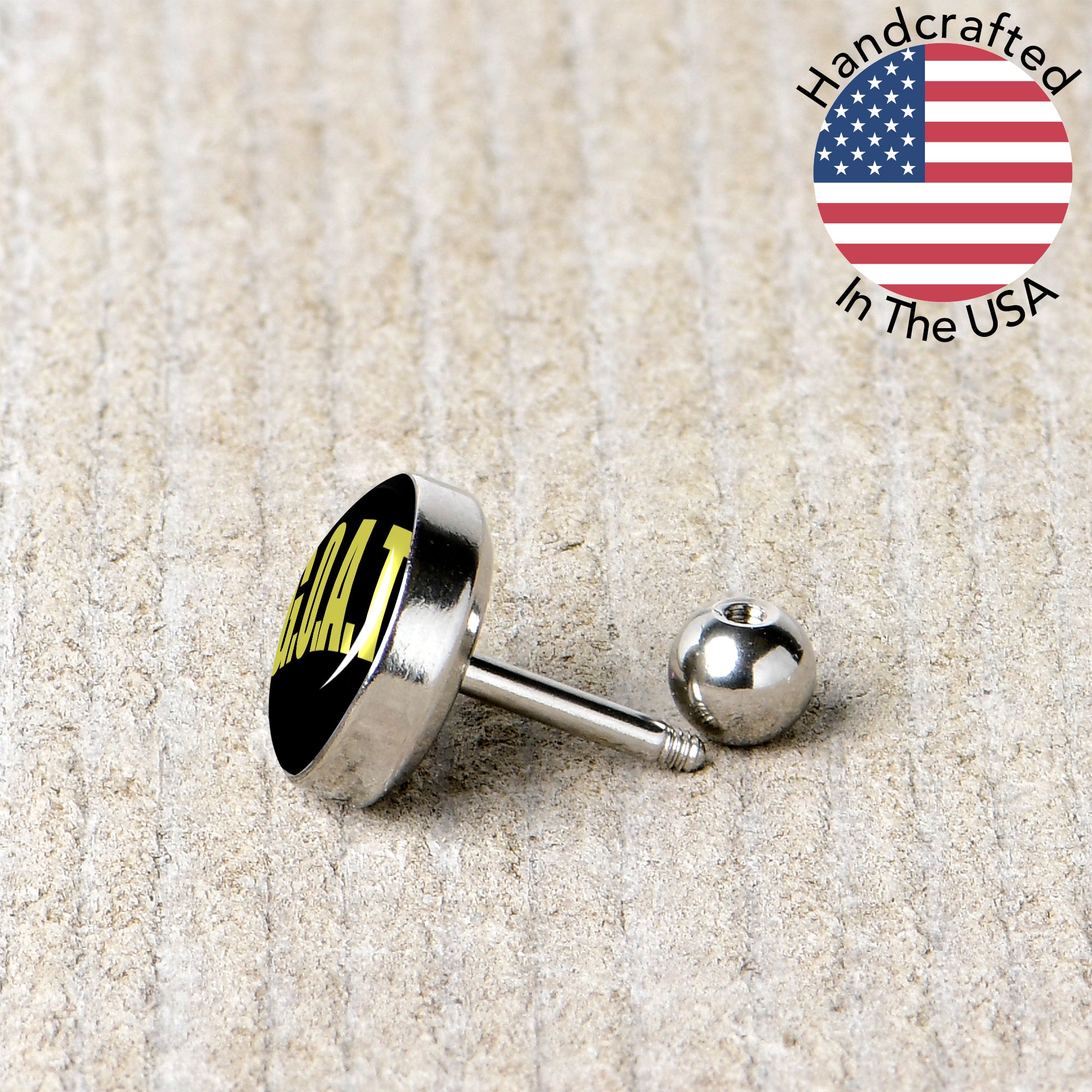 16G 1/4 G.O.A.T. Cartilage Tragus Earring by Onyx O