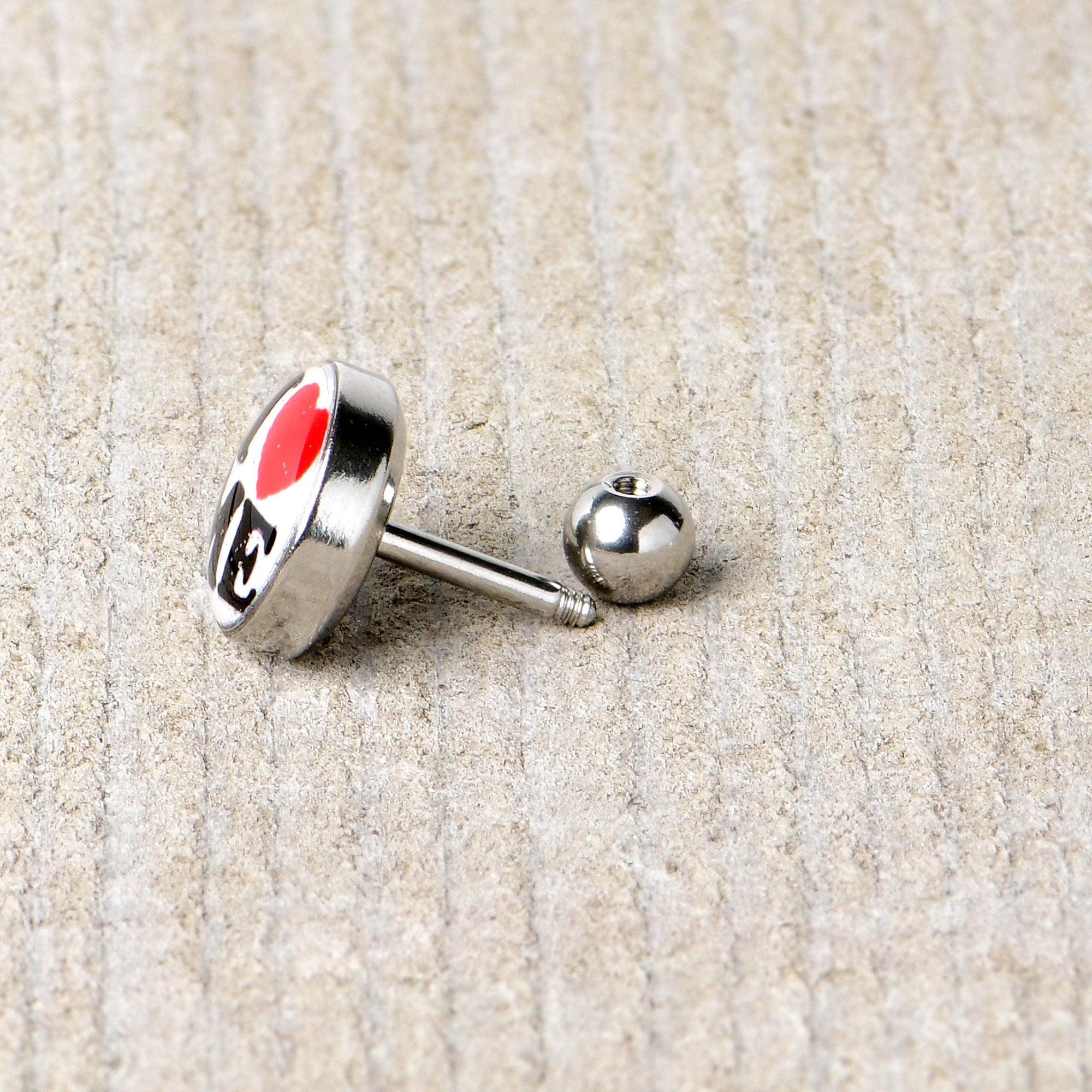 16G 1/4 I Love Me Cartilage Tragus Earring by Onyx O