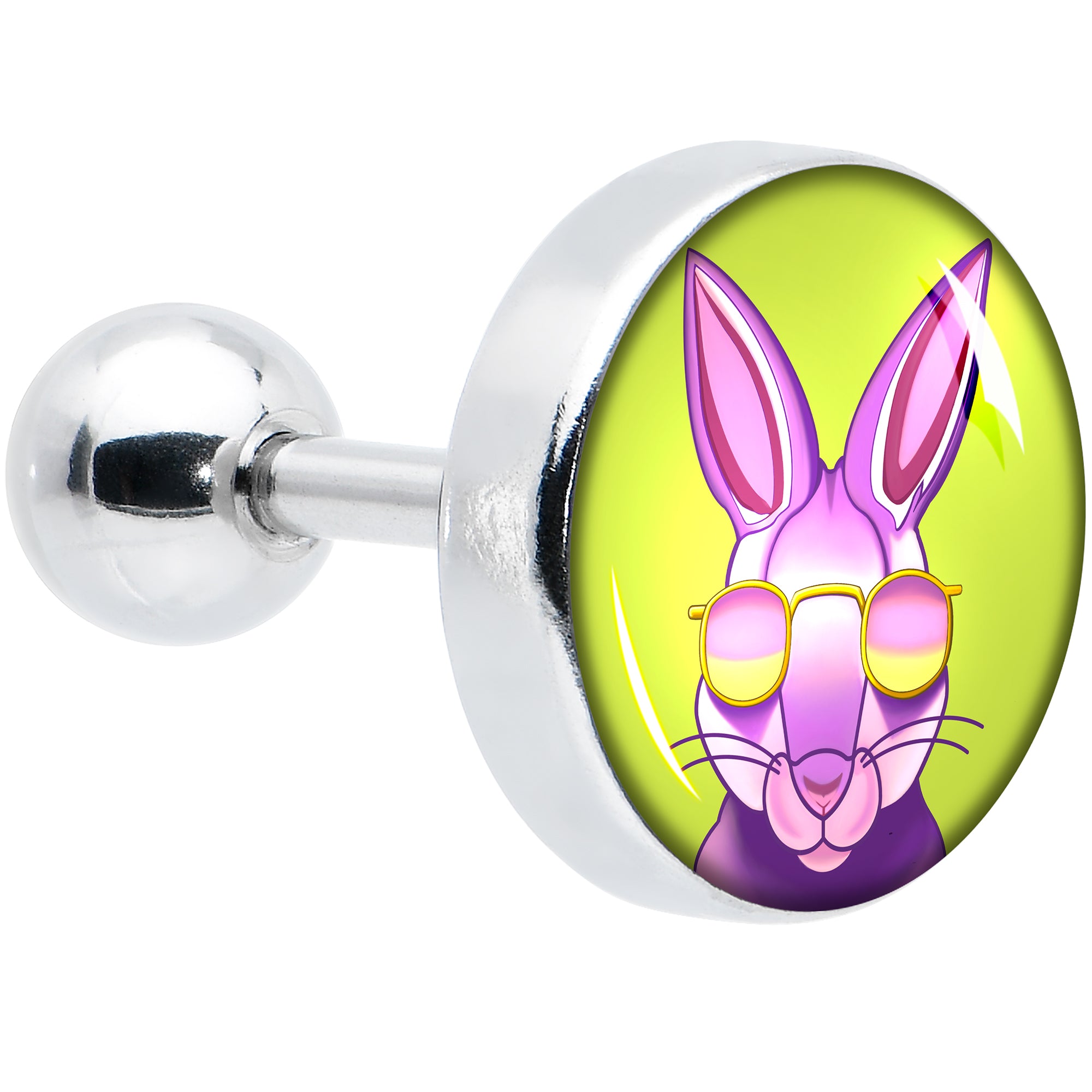 16G 1/4 Cool Shades Bunny Cartilage Tragus Earring by Onyx O