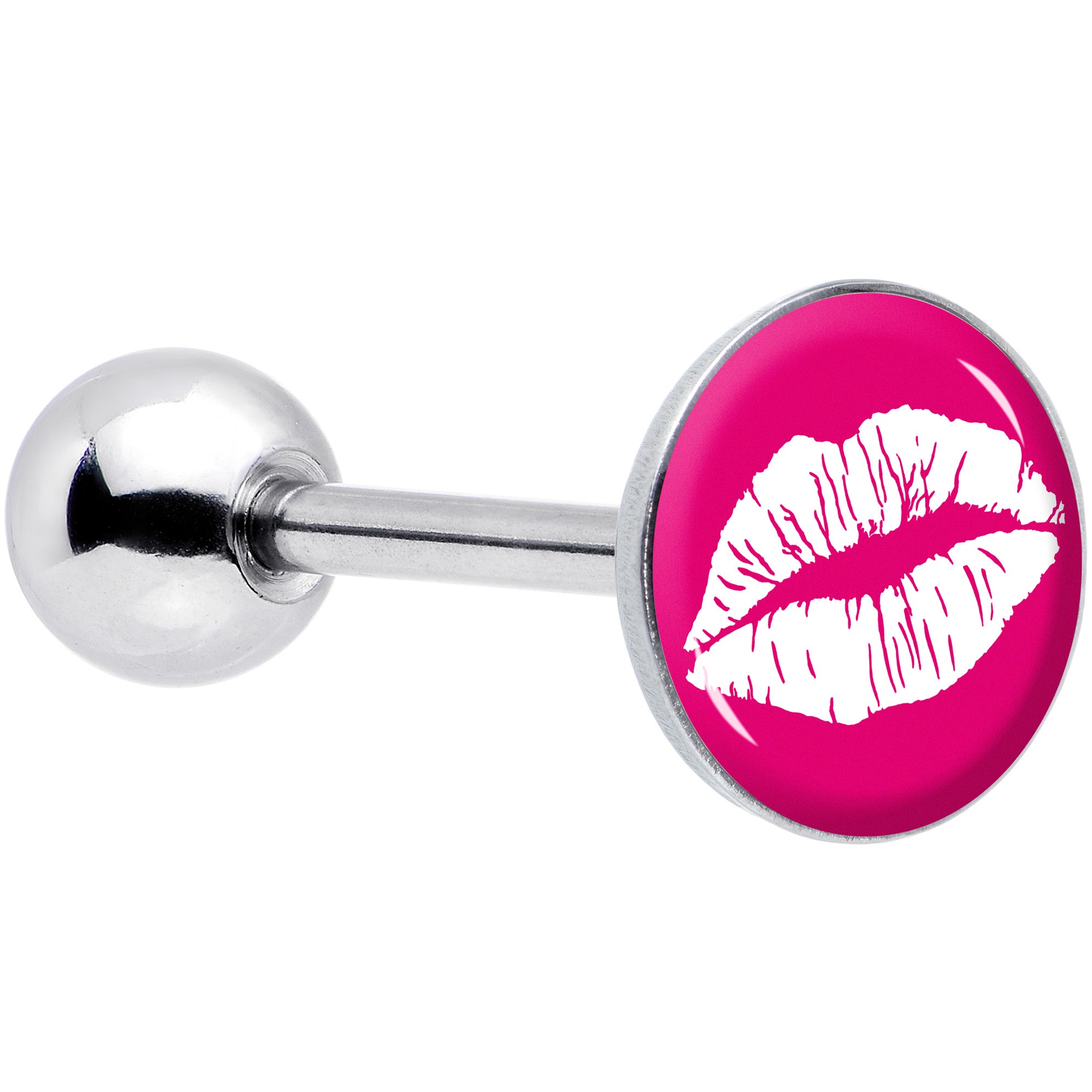 Red Hot Lips Barbell Tongue Ring by Onyx O