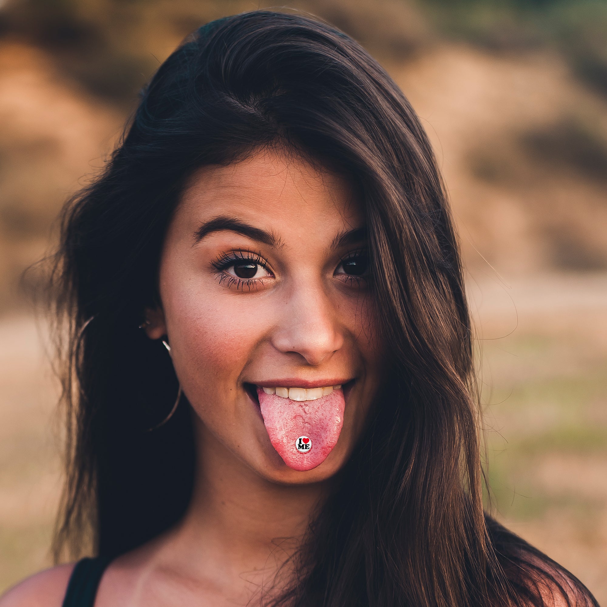 I Love Me Barbell Tongue Ring by Onyx O