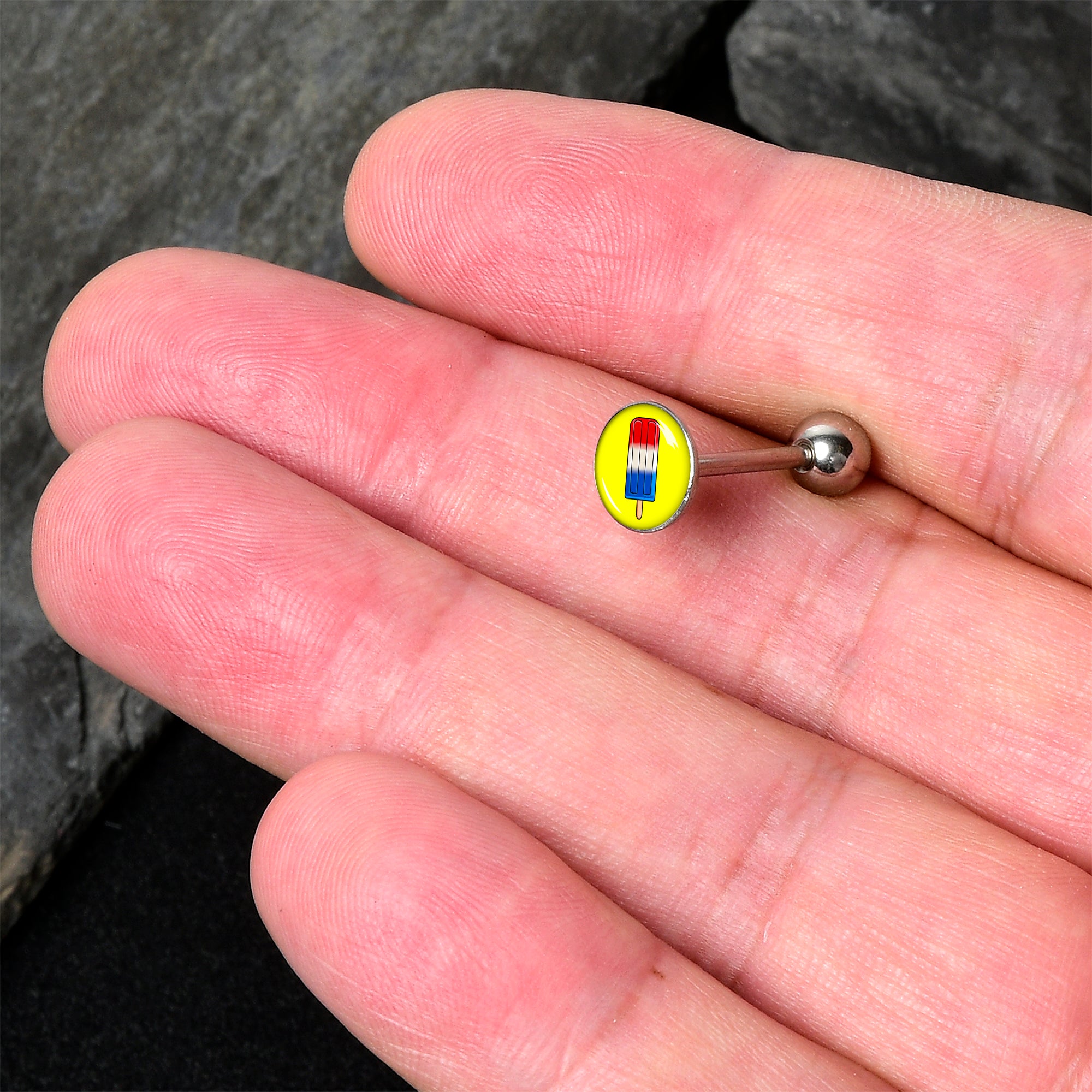 Popsicle Barbell Tongue Ring by Onyx O