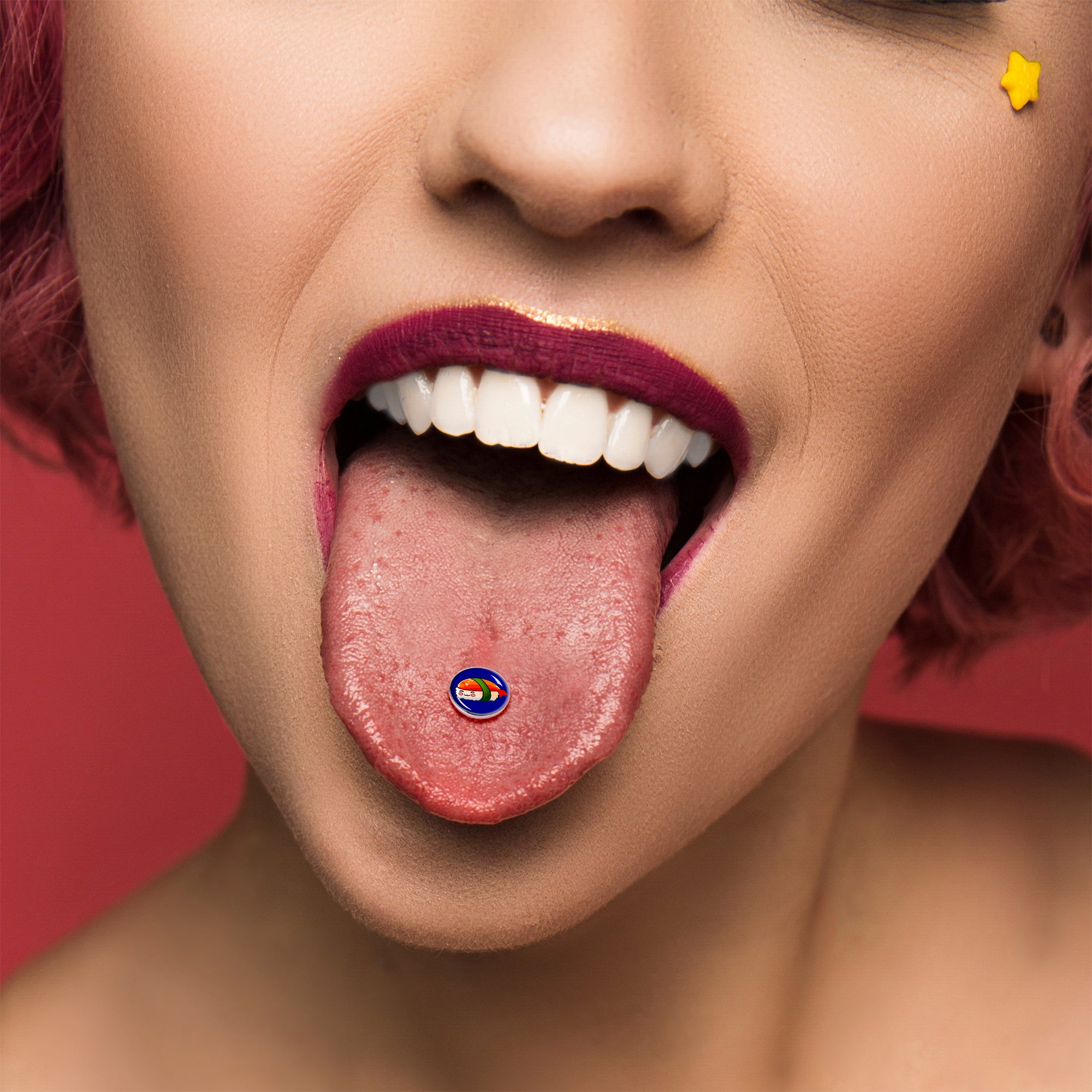 Sushi Barbell Tongue Ring by Onyx O