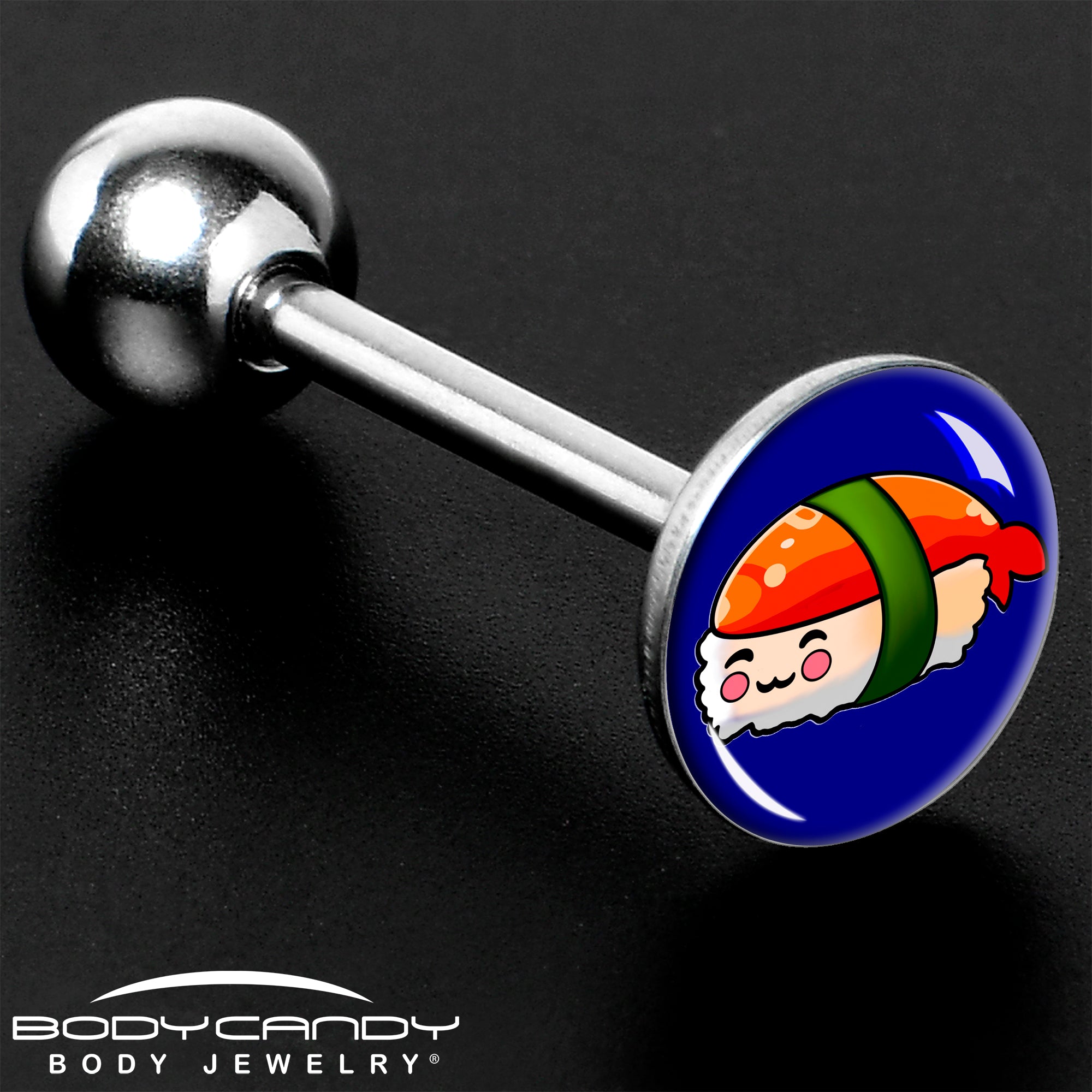 Sushi Barbell Tongue Ring by Onyx O