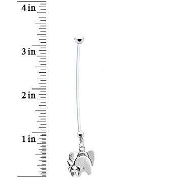 Mommy and Baby Elephant Pregnancy Belly Ring