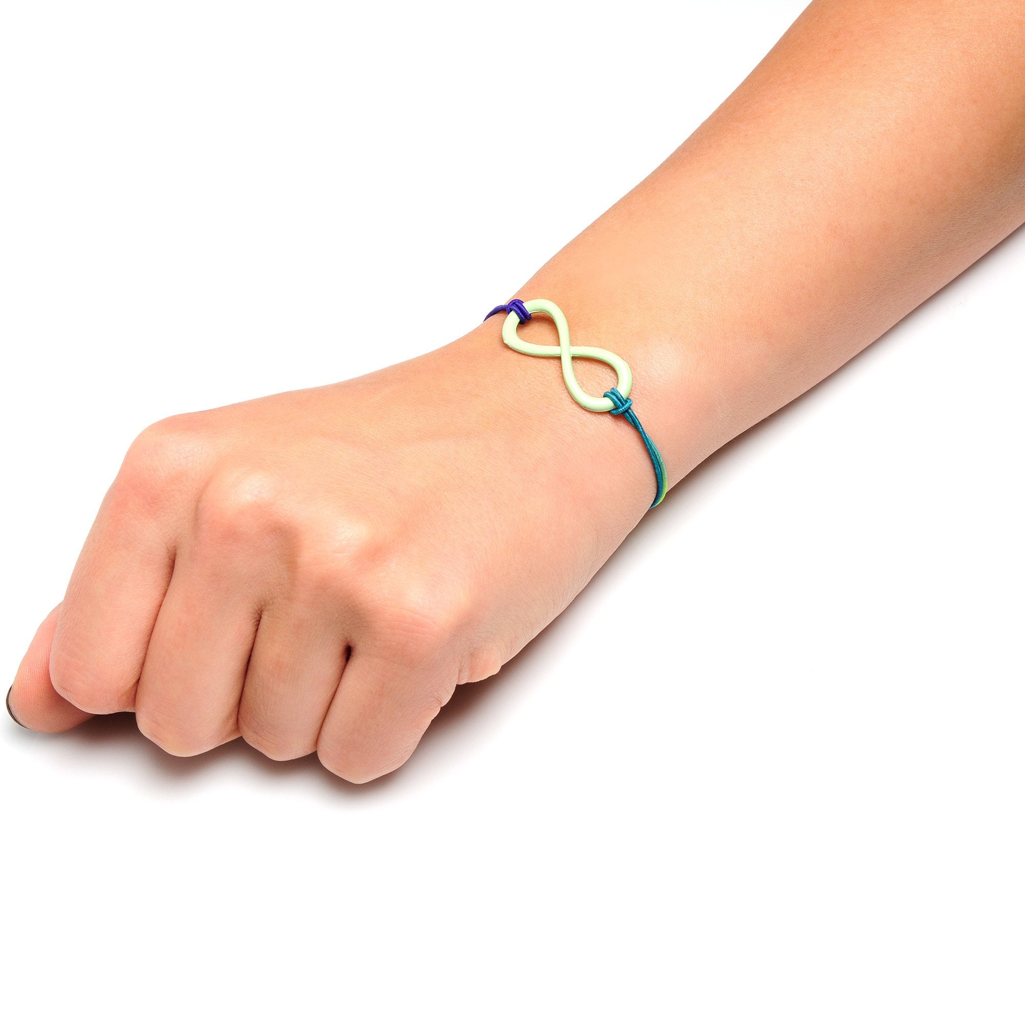 Handcrafted Multi Color Infinity Arrow Love Stretchy Bracelet 4 Pack Set