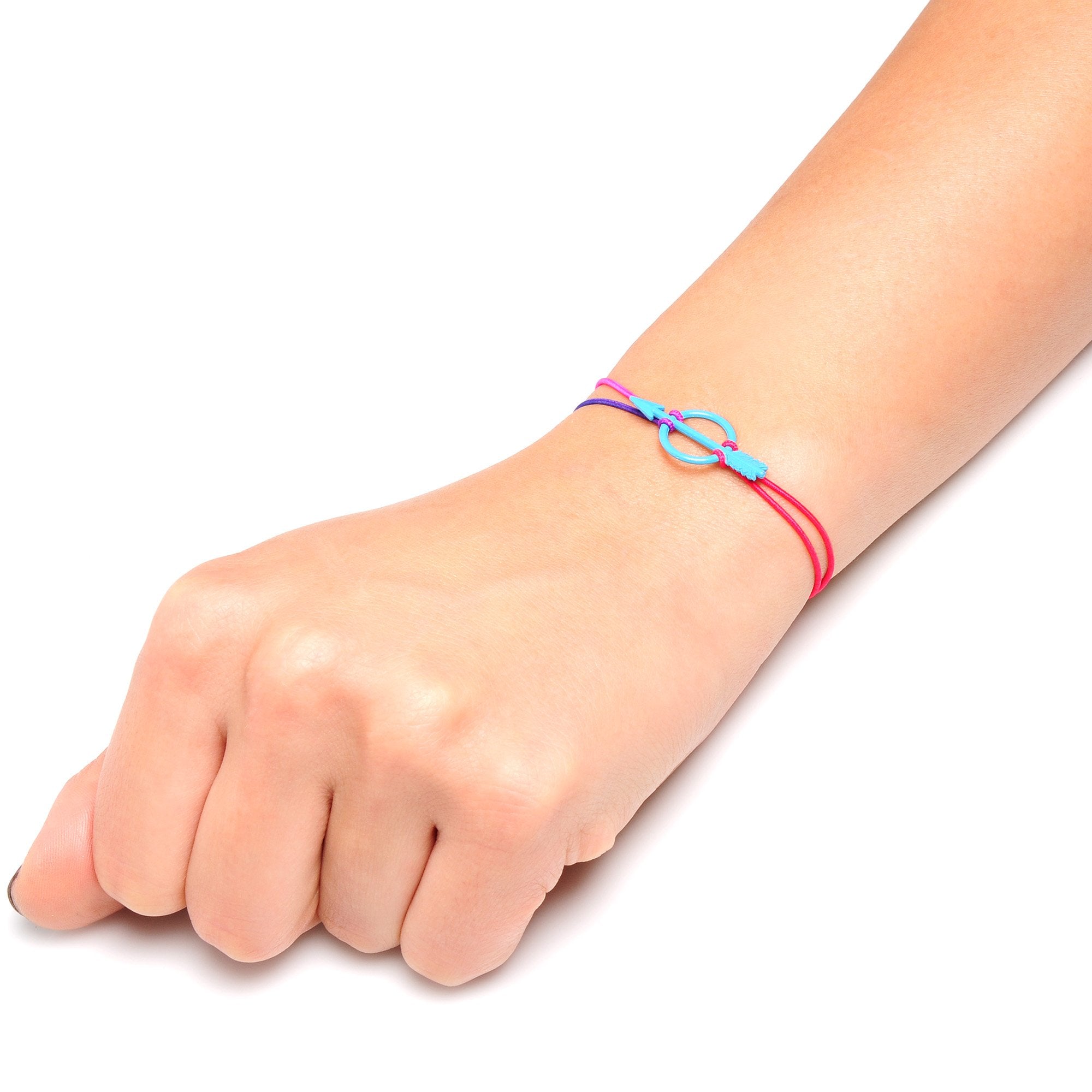 Handcrafted Multi Color Infinity Arrow Love Stretchy Bracelet 4 Pack Set