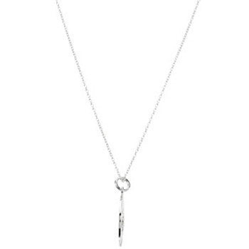 Heart U Back Cat Lover Paw Necklace