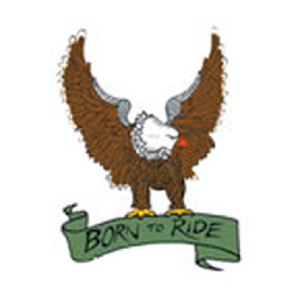 BORN TO RIDE Temporary Tattoo 2x2