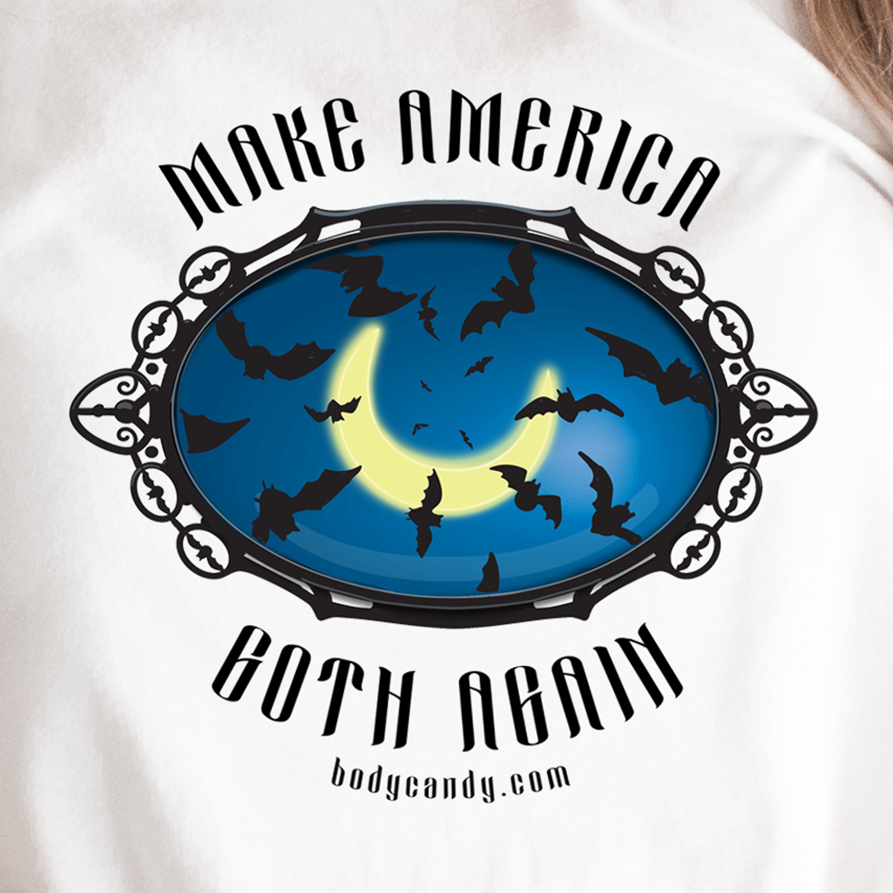 Make America Goth Again White Tee Shirt