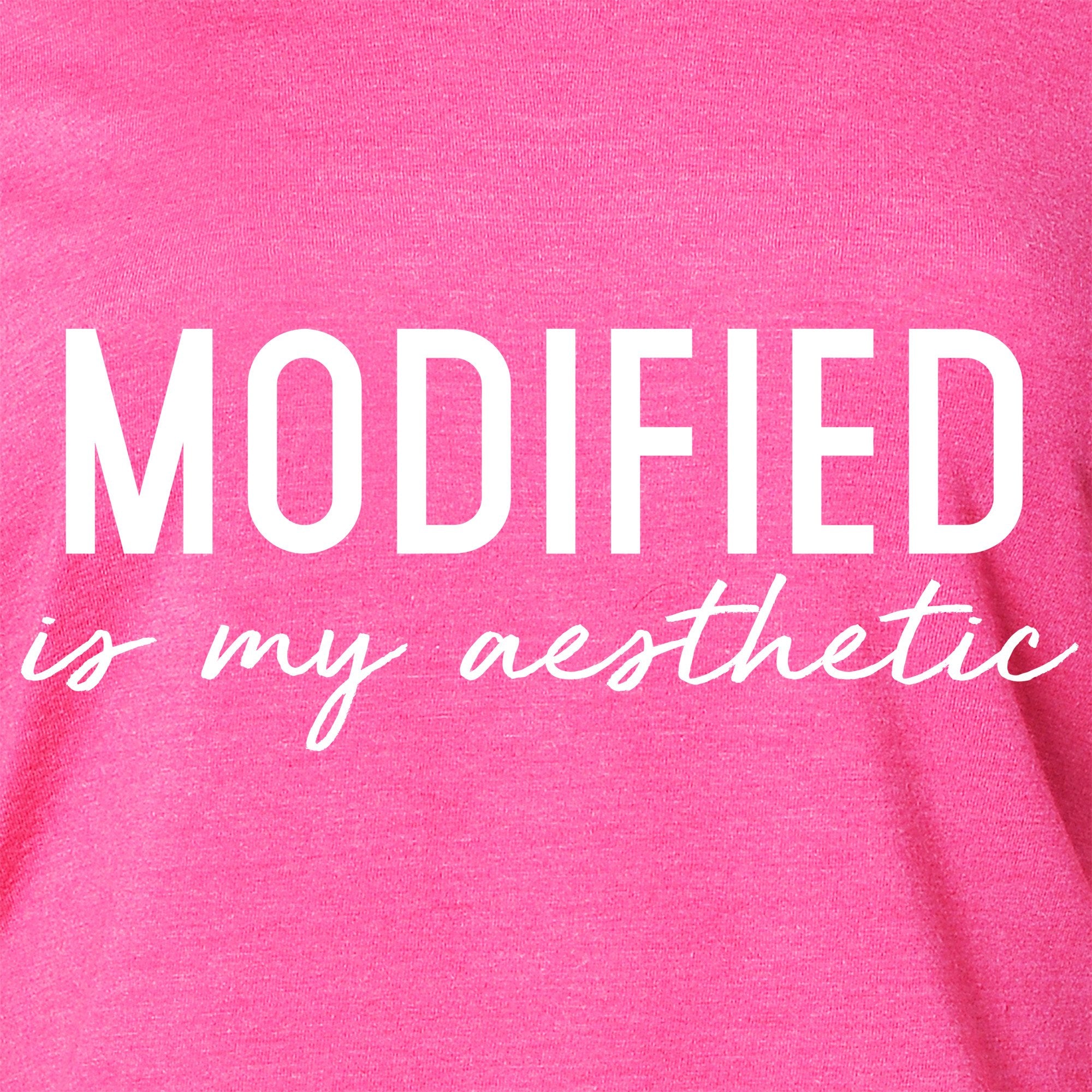 Modified is my Aesthetic Tapered Long Sleeve Hoodie